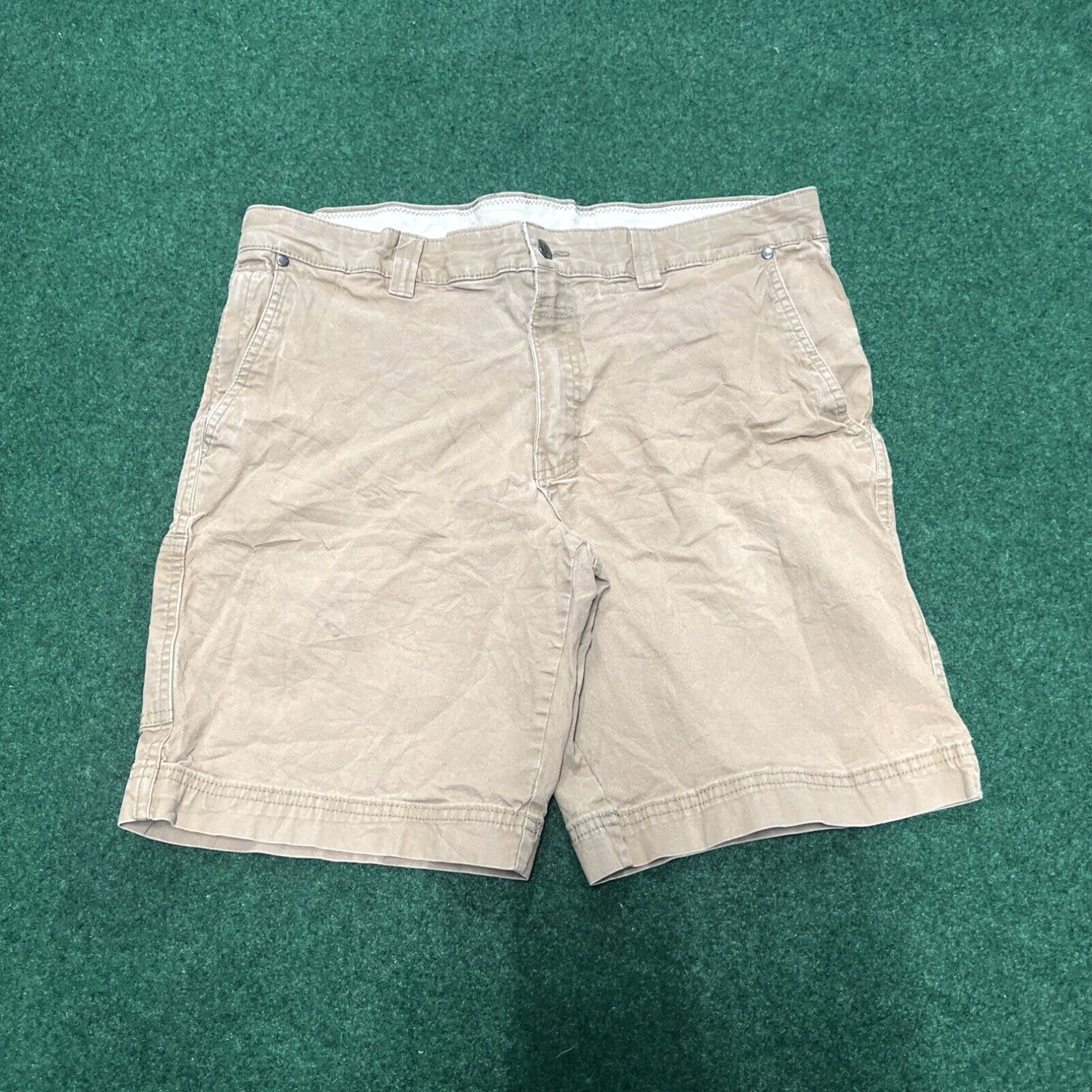 Vintage Columbia Hiking Cargo Shorts Men's Size 36W X 10L Brown Khaki Pockets Outdoor Size US 36 / EU 52 - 1 Thumbnail