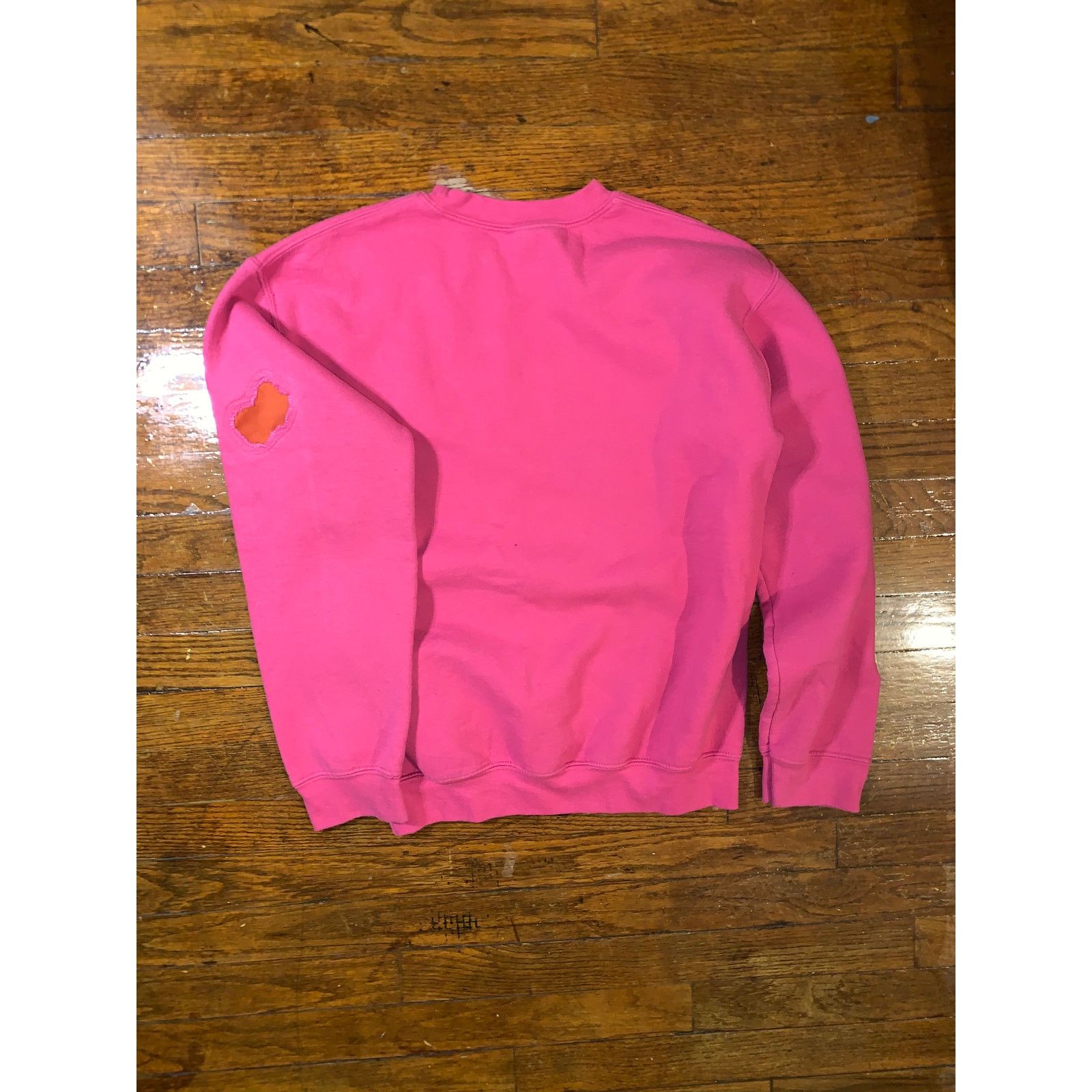 Band Tees × Gildan Nirvana Pink Tie Dye Smiley Sweatshirt Womens Small Grunge Size S / US 4 / IT 40 - 2 Thumbnail