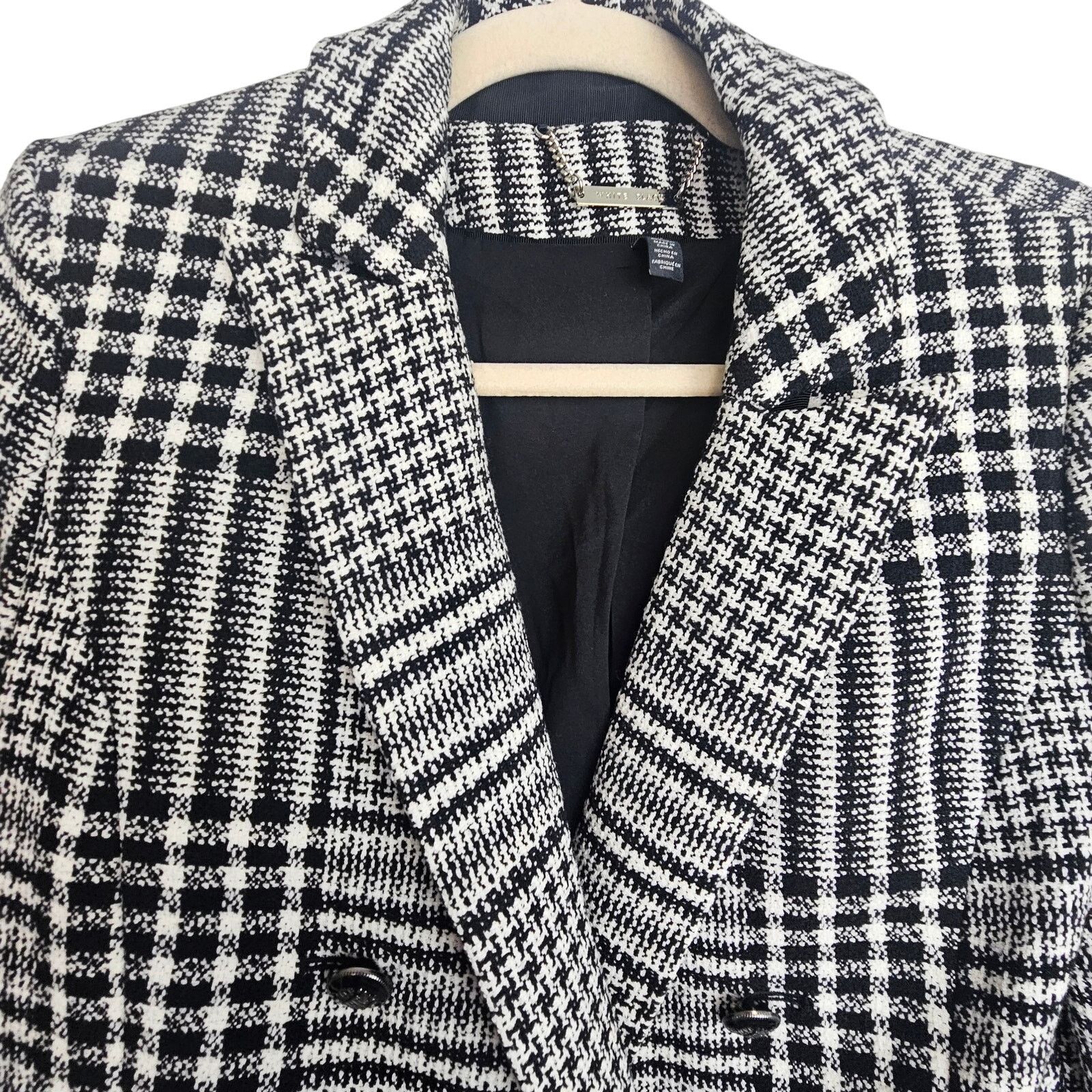 White House Black Market White House Black Market Womens Plaid Blazer 4 Career Corp Size S / US 4 / IT 40 - 2 Thumbnail