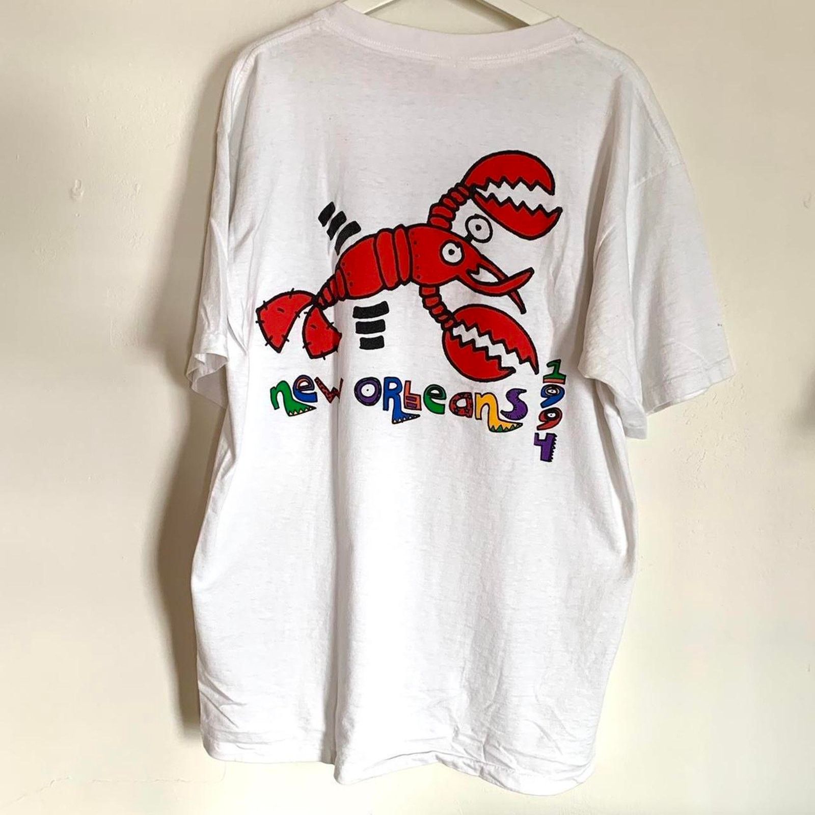 Vintage Vintage 1994 New Orleans Lobster Shirt Size US XL / EU 56 / 4 - 1 Thumbnail