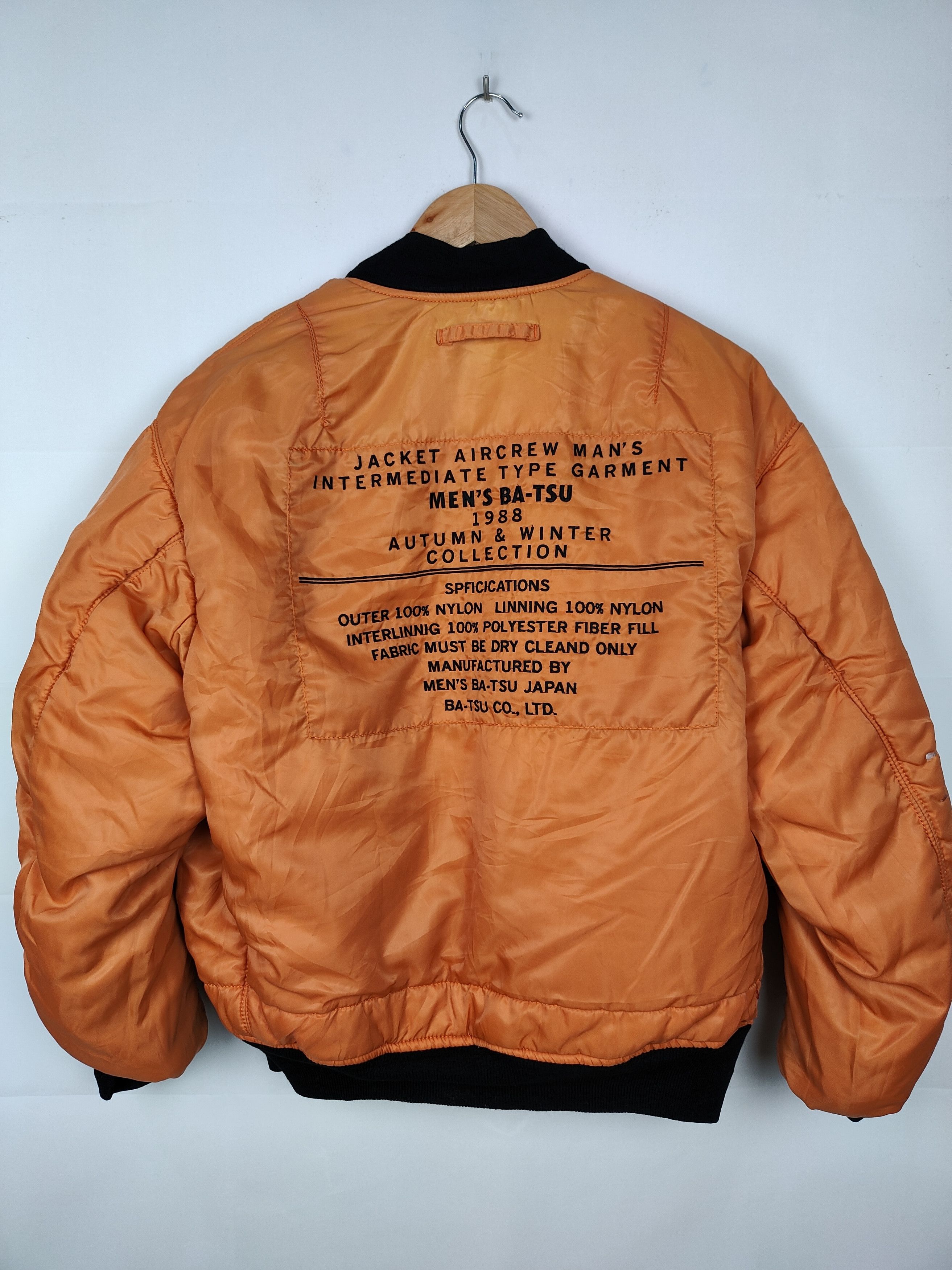 Japanese Brand AW1988 Men's BA-TSU Bomber Jacket & Pashu Shin Shirt Size US L / EU 52-54 / 3 - 8 Thumbnail