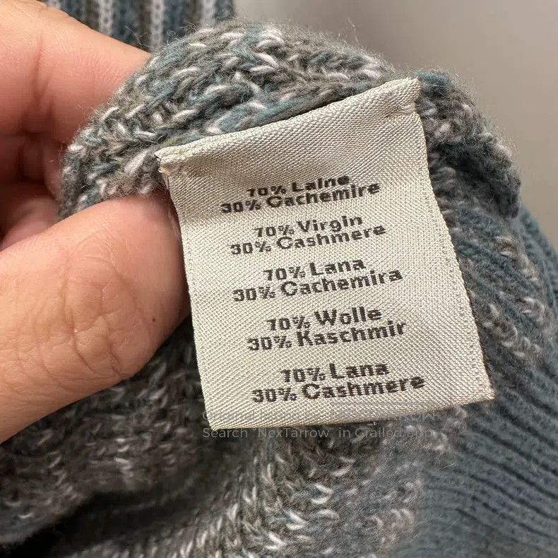 Hermes Hermes Cashmere and Wool Blended Striped Sweater Size US M / EU 48-50 / 2 - 4 Thumbnail