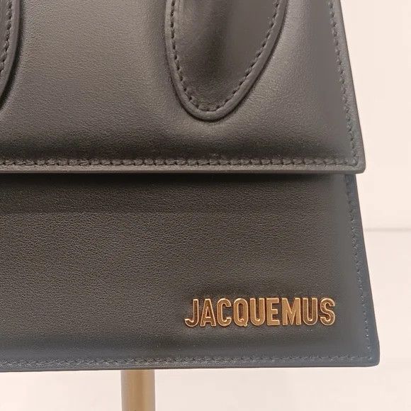 Jacquemus Jacquemus Le Chiquito Moyen Top-Handle Leather Bag - Black Size ONE SIZE - 8 Thumbnail