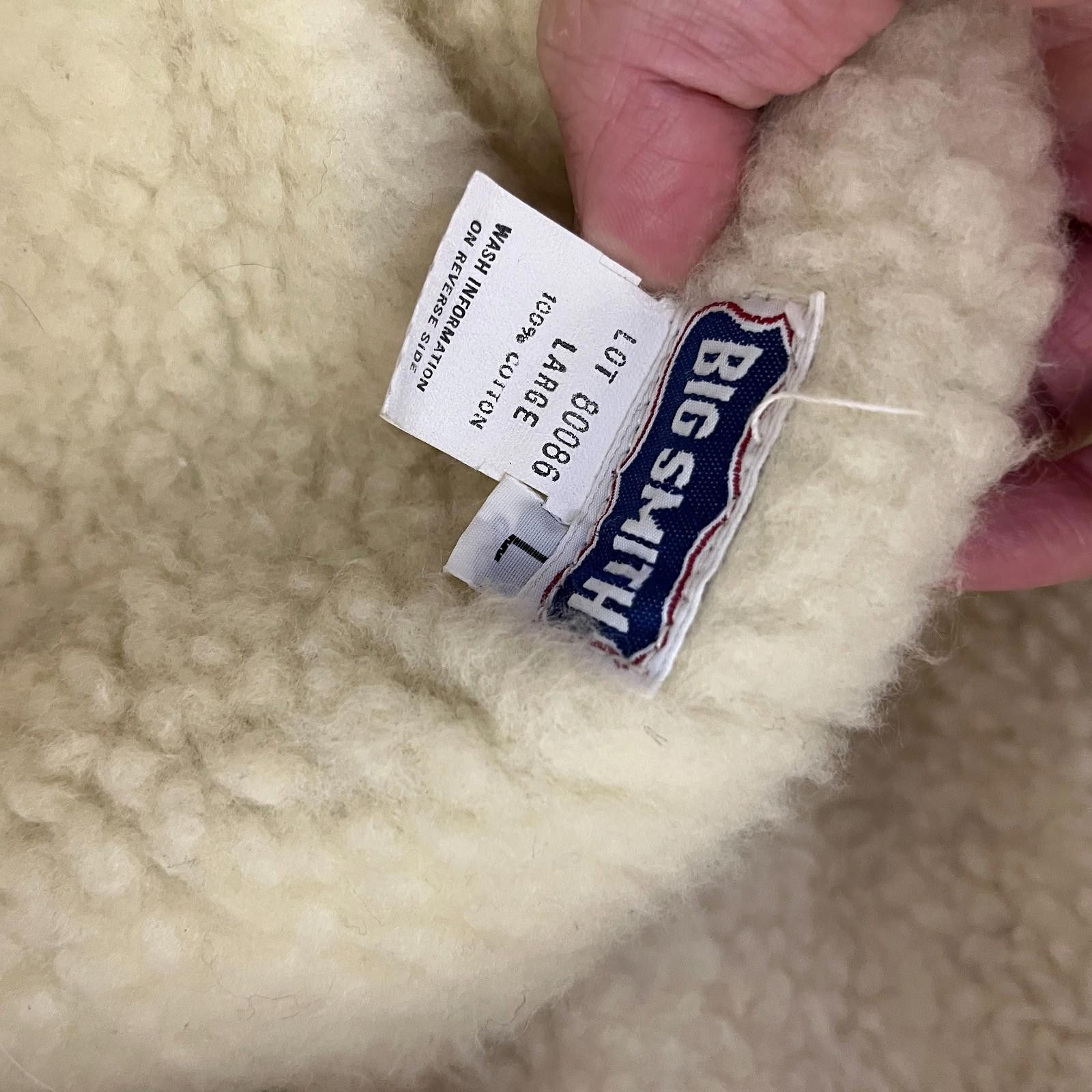 Other Vintage Big Smith Denim Sherpa Vest Large fits medium Size US M / EU 48-50 / 2 - 6 Thumbnail