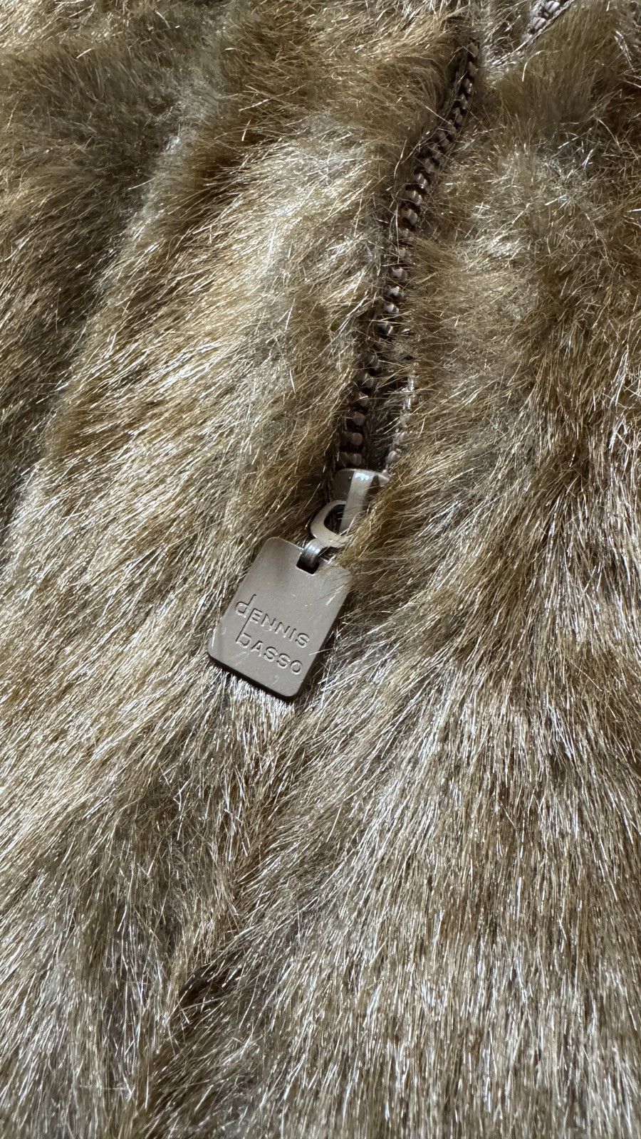 Vintage Dennis Basso Faux Fur Mink Coat Jacket ysl gucci balenciaga Size US M / EU 48-50 / 2 - 8 Thumbnail