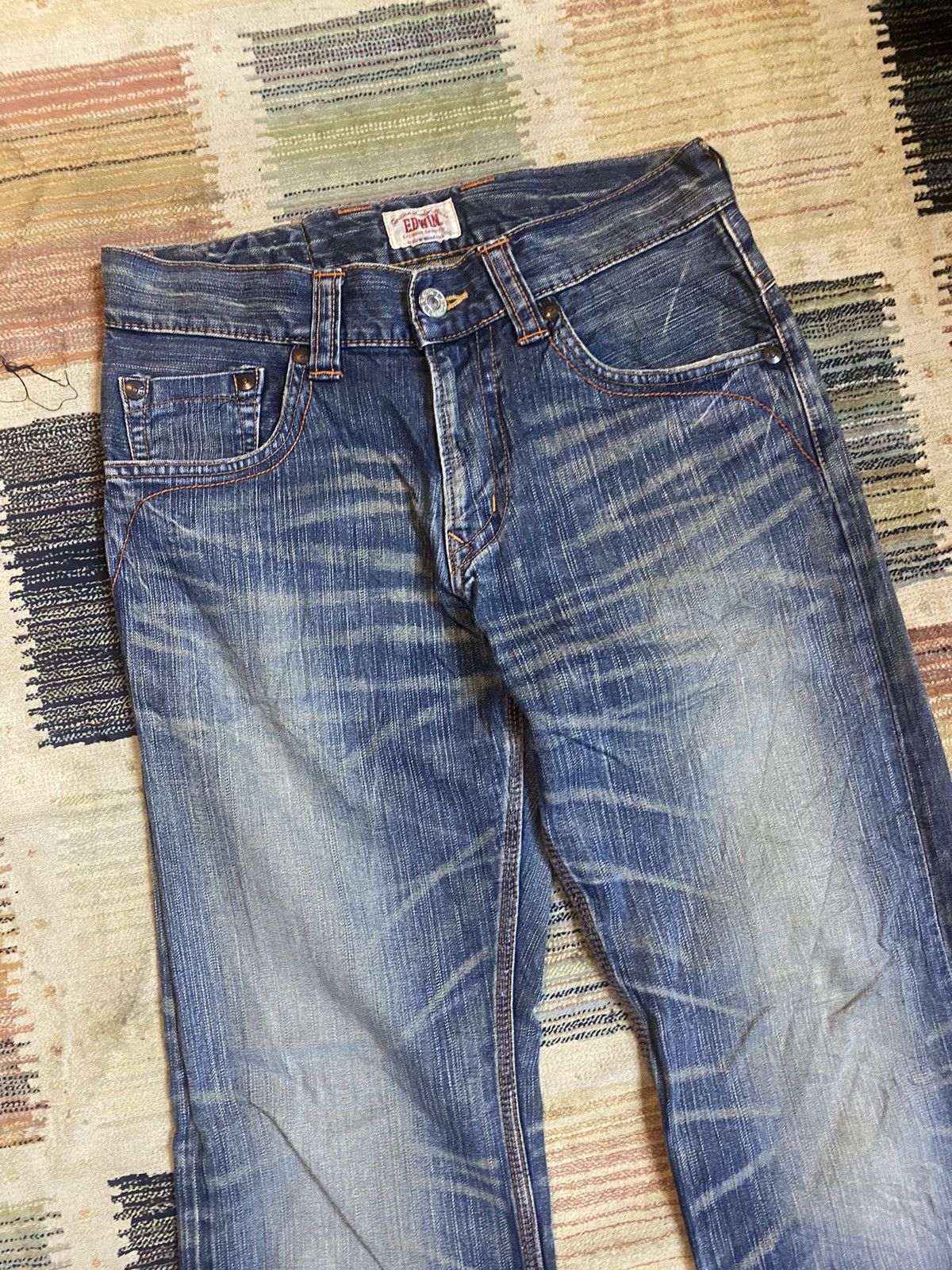 Edwin × Japanese Brand × Vintage 🔥 Very Rare 🔥 Vintage Edwin Denim Pants Size US 31 - 3 Thumbnail