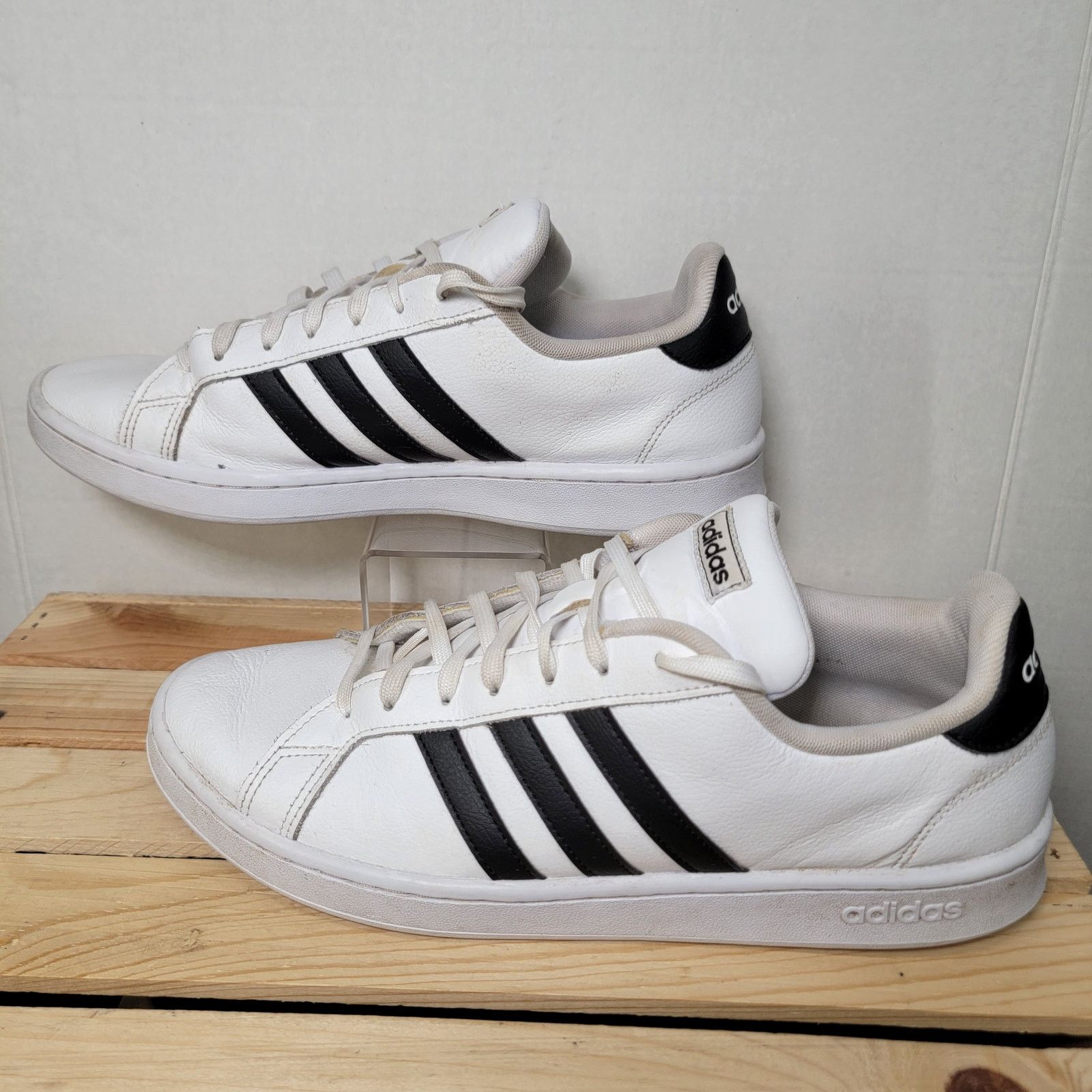 Adidas Adidas Grand Court Lifestyle Shoes, Retro Copies 1970s - 12 Size US 12 / EU 45 - 1 Thumbnail