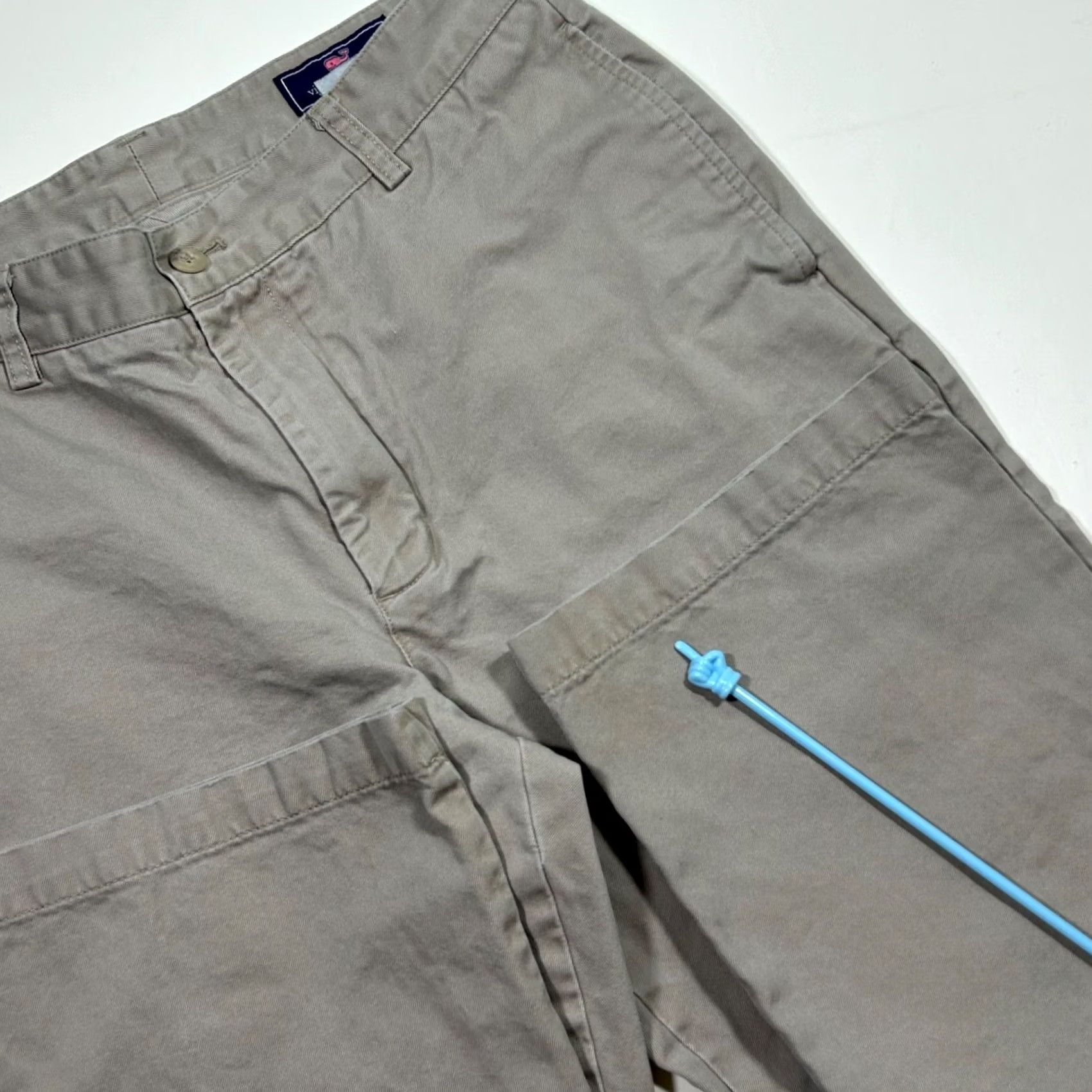 Vineyard Vines Vineyard Vines Club Pant Khaki Chino Pants Beige 32x30 Straight Leg Men Regular Cotton Casual/Workwear Size US 32 / EU 48 - 3 Thumbnail
