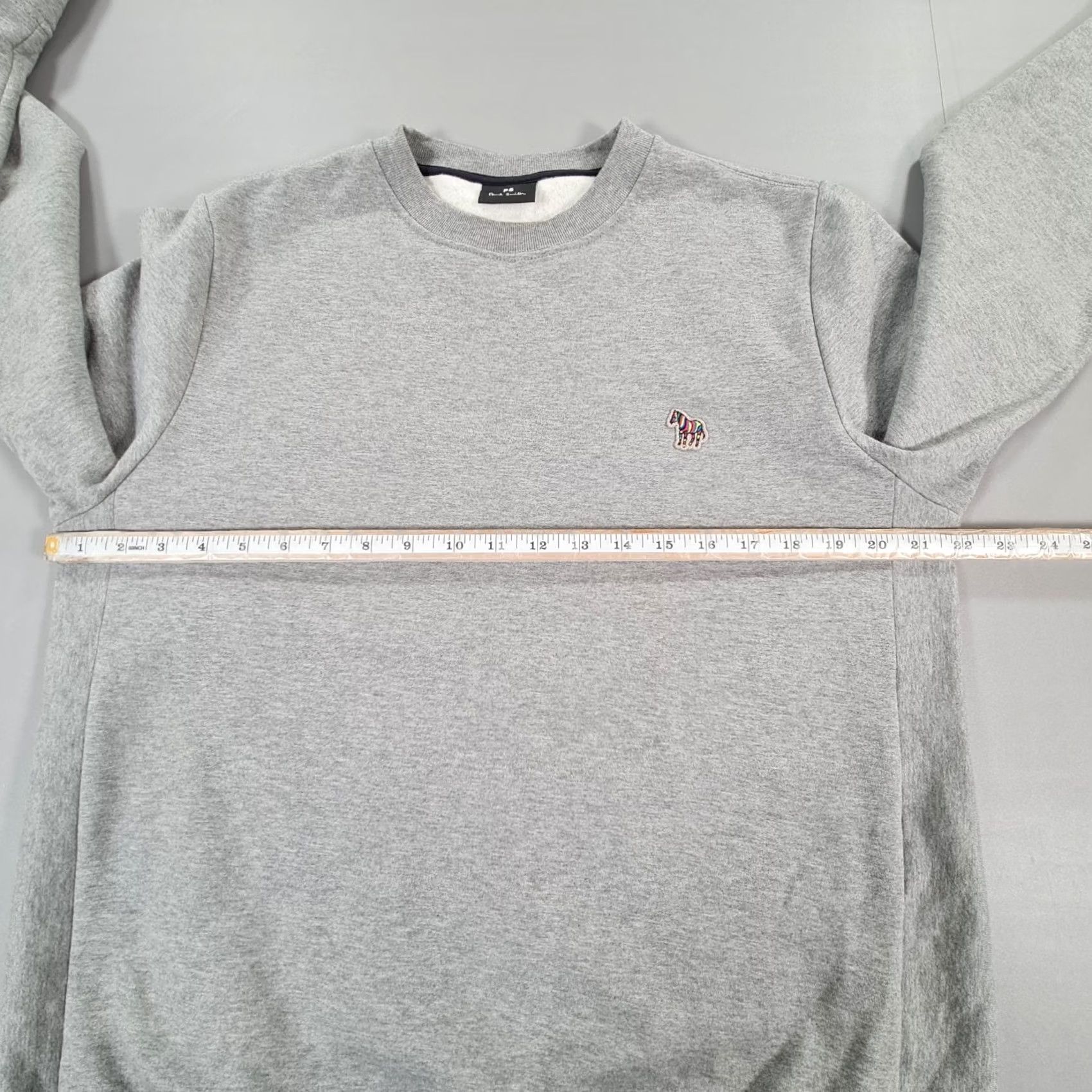 Paul Smith Paul Smith Mens Sweatshirt Grey M Logo Fleece Cotton Crew Pullover Shirt (Adult Men) Size US M / EU 48-50 / 2 - 6 Thumbnail