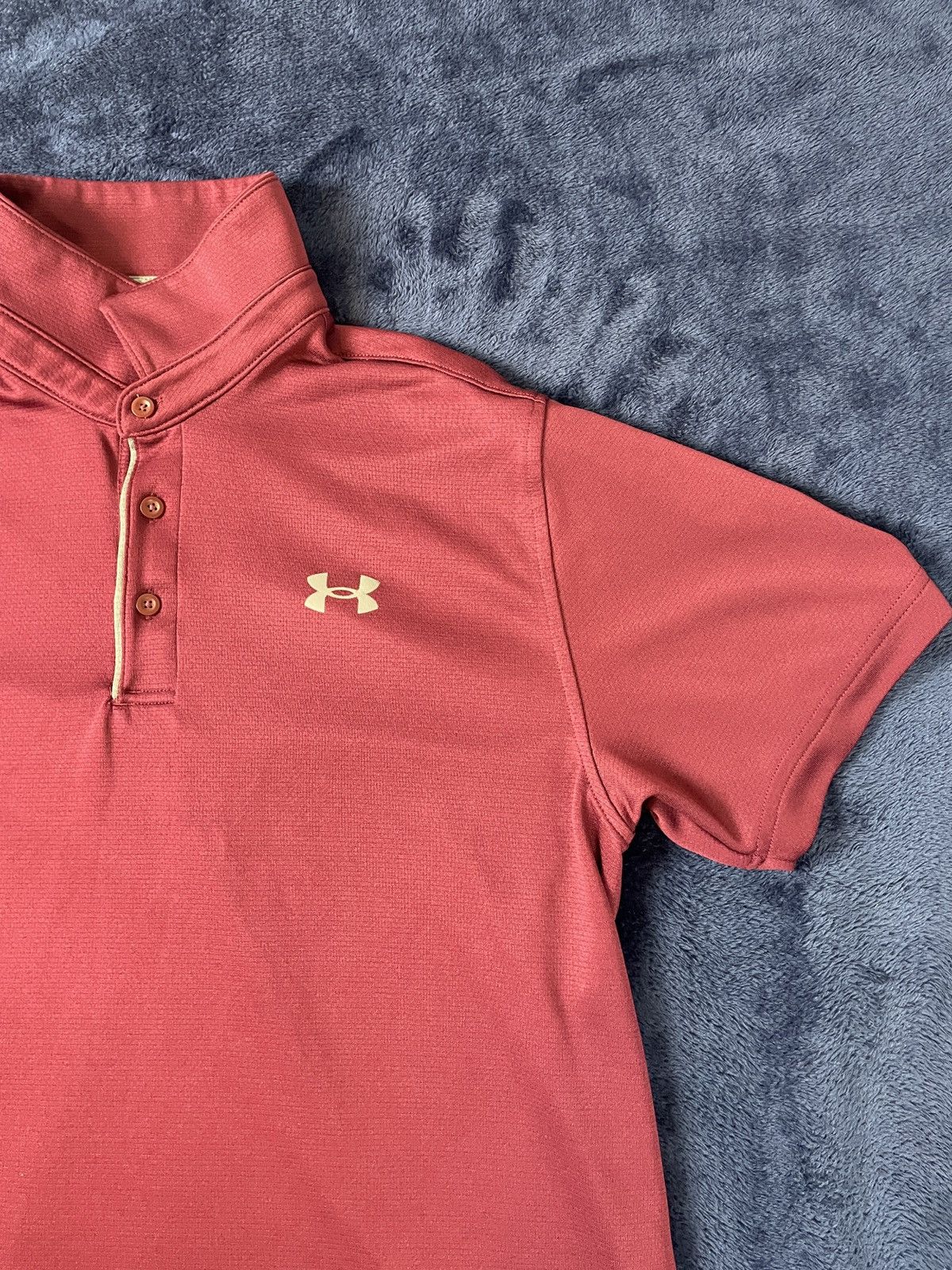 Under Armour Under Armour Men’s Large Coral Red Performance Golf Polo Size US L / EU 52-54 / 3 - 2 Thumbnail