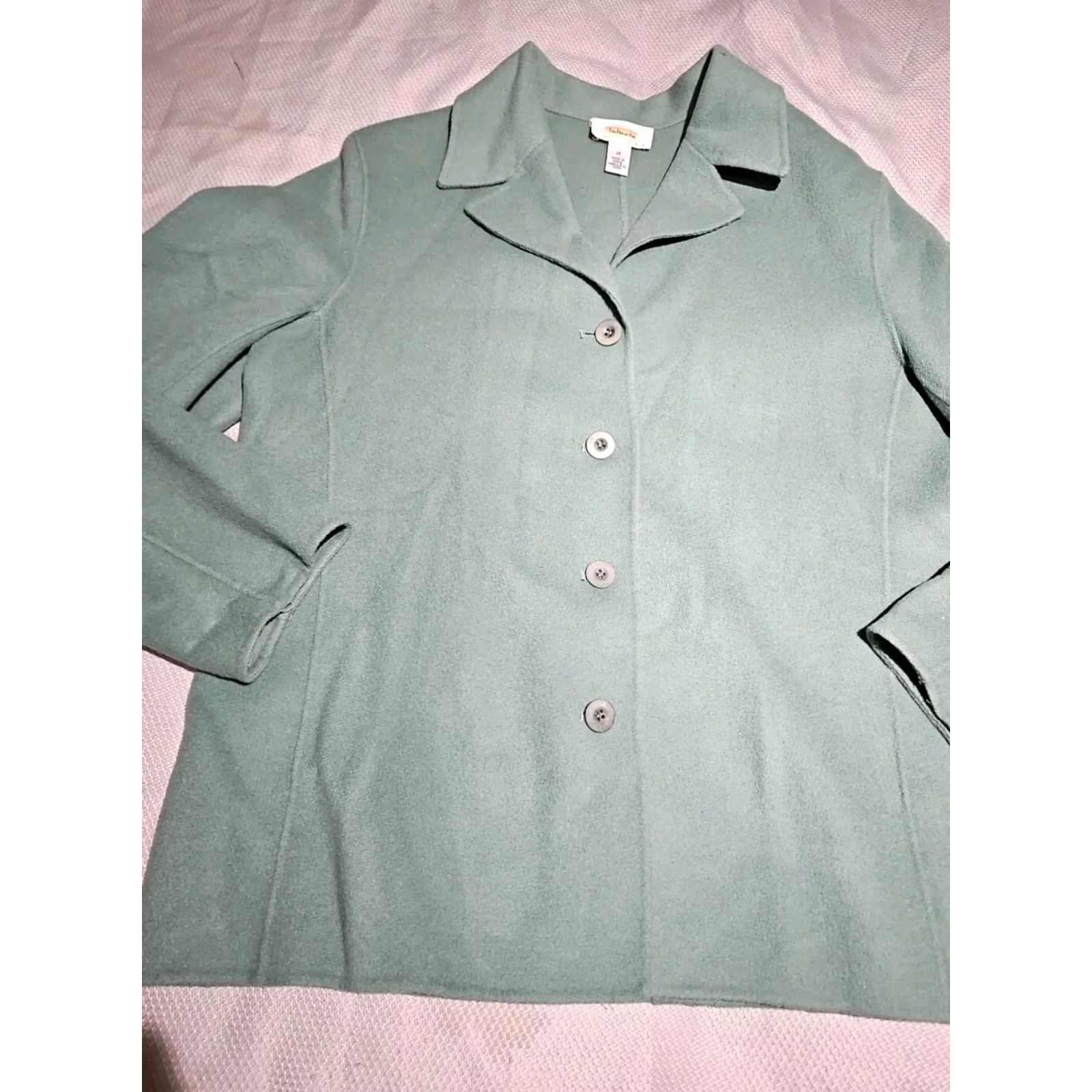 Talbots VINTAGE Talbots Womens Blazer Shirt? Size XL / US 12-14 / IT 48-50 - 4 Thumbnail