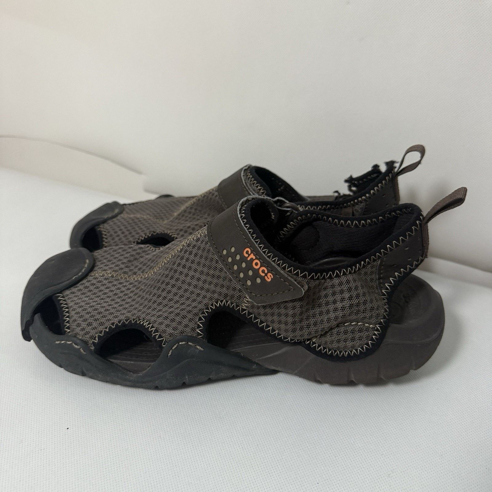 Crocs Crocs Fishermen Swiftwater Sandals Mesh Shoes Hiking Flawed Size US 11 / EU 44 - 4 Thumbnail