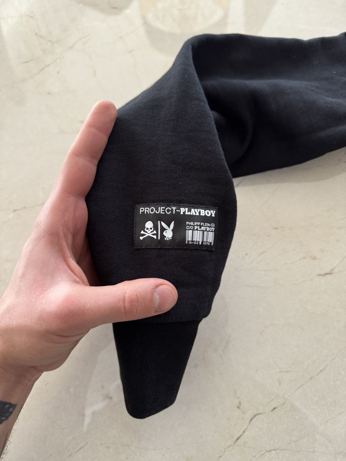 Philipp Plein Philipp Plein Project-Playboy Black Hoodie Size US S / EU 44-46 / 1 - 8 Thumbnail