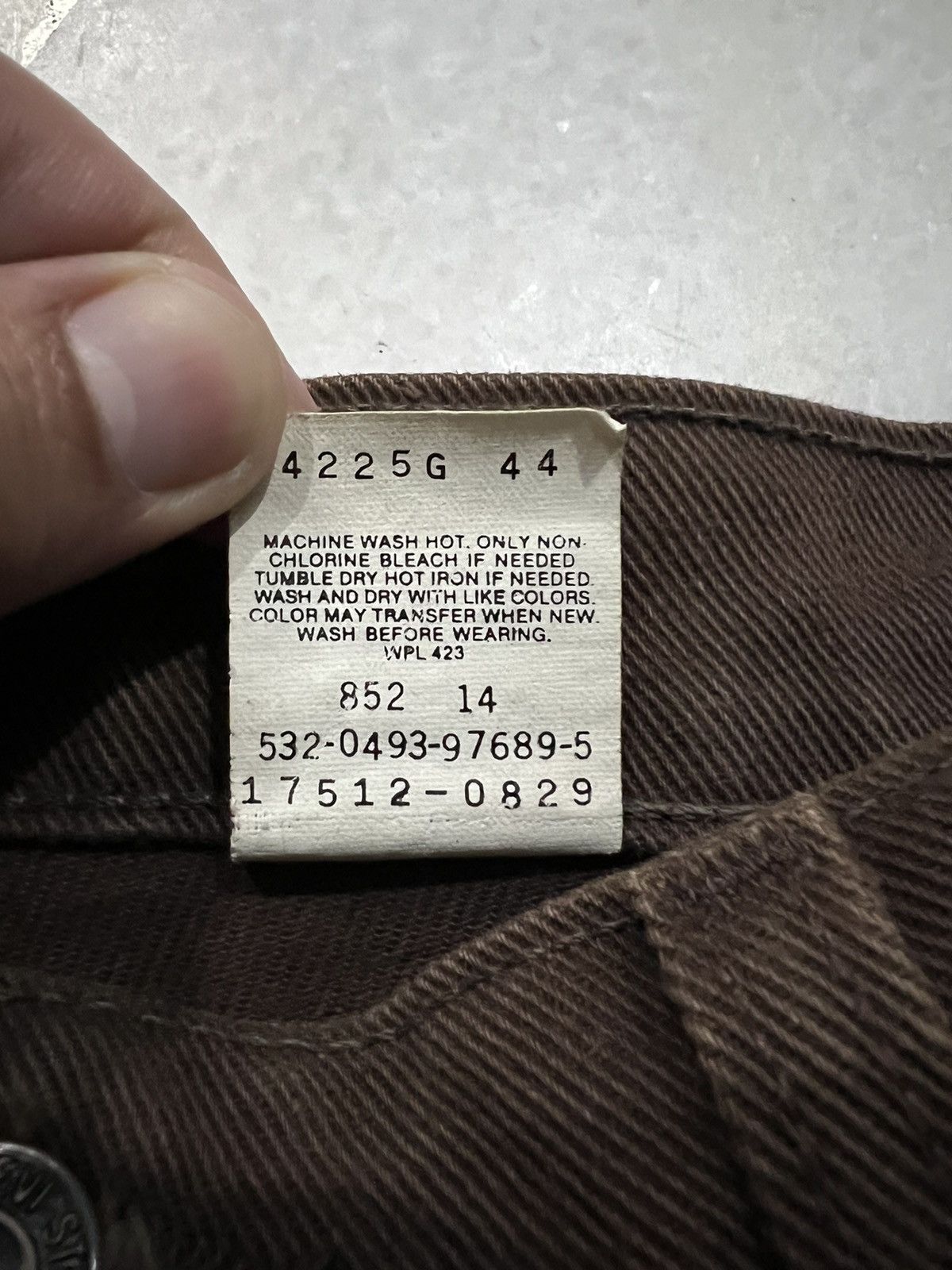 Levi's × Levi's Vintage Clothing VINTAGE 90’s LEVIS 512 SINGLE R MADE IN USA JEANS Size US 28 / EU 44 - 16 Thumbnail