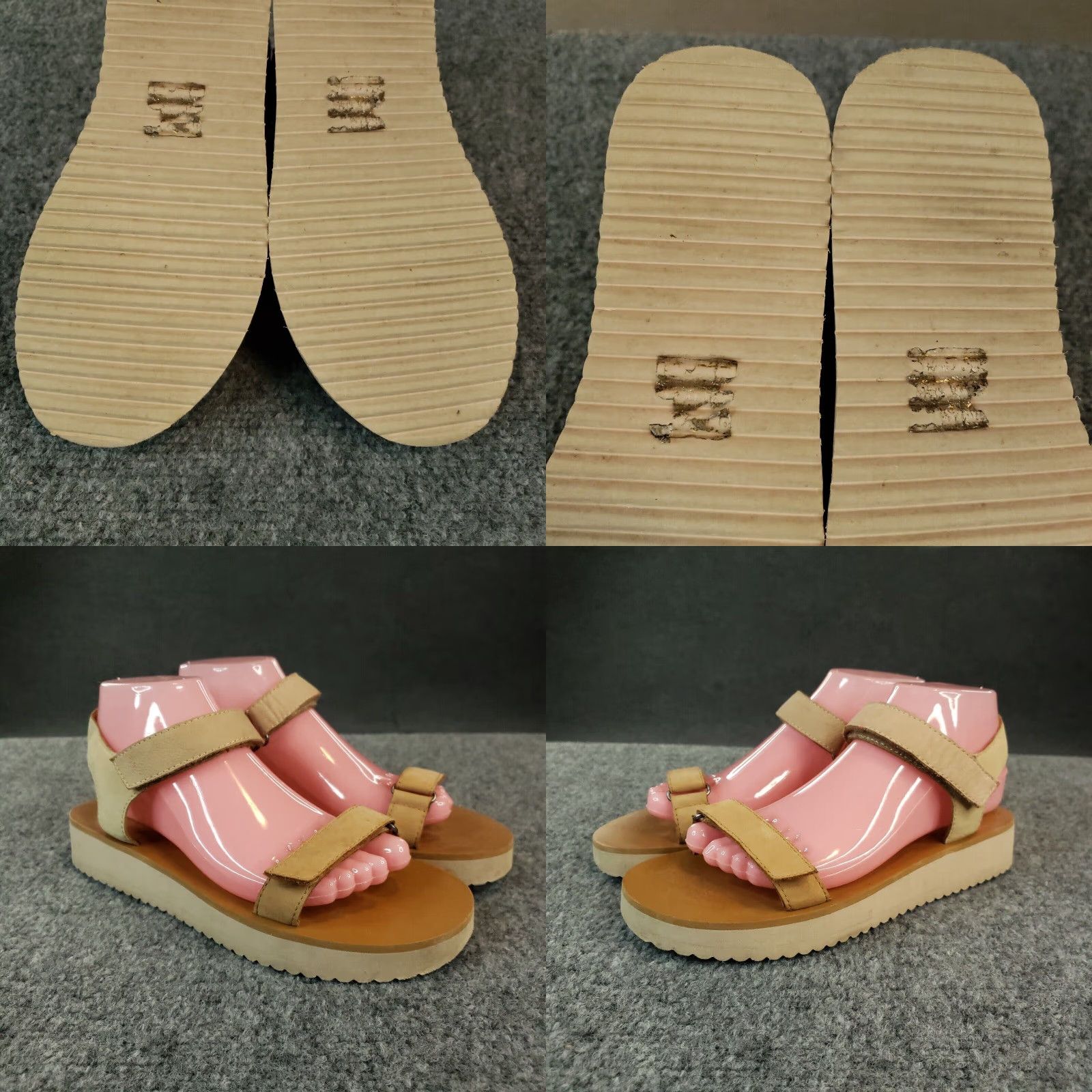 Madewell Madewell Leather Flat Sandal Womens Size 7.5 Brown Strappy Block Heel Size US 8 / IT 38 - 8 Thumbnail