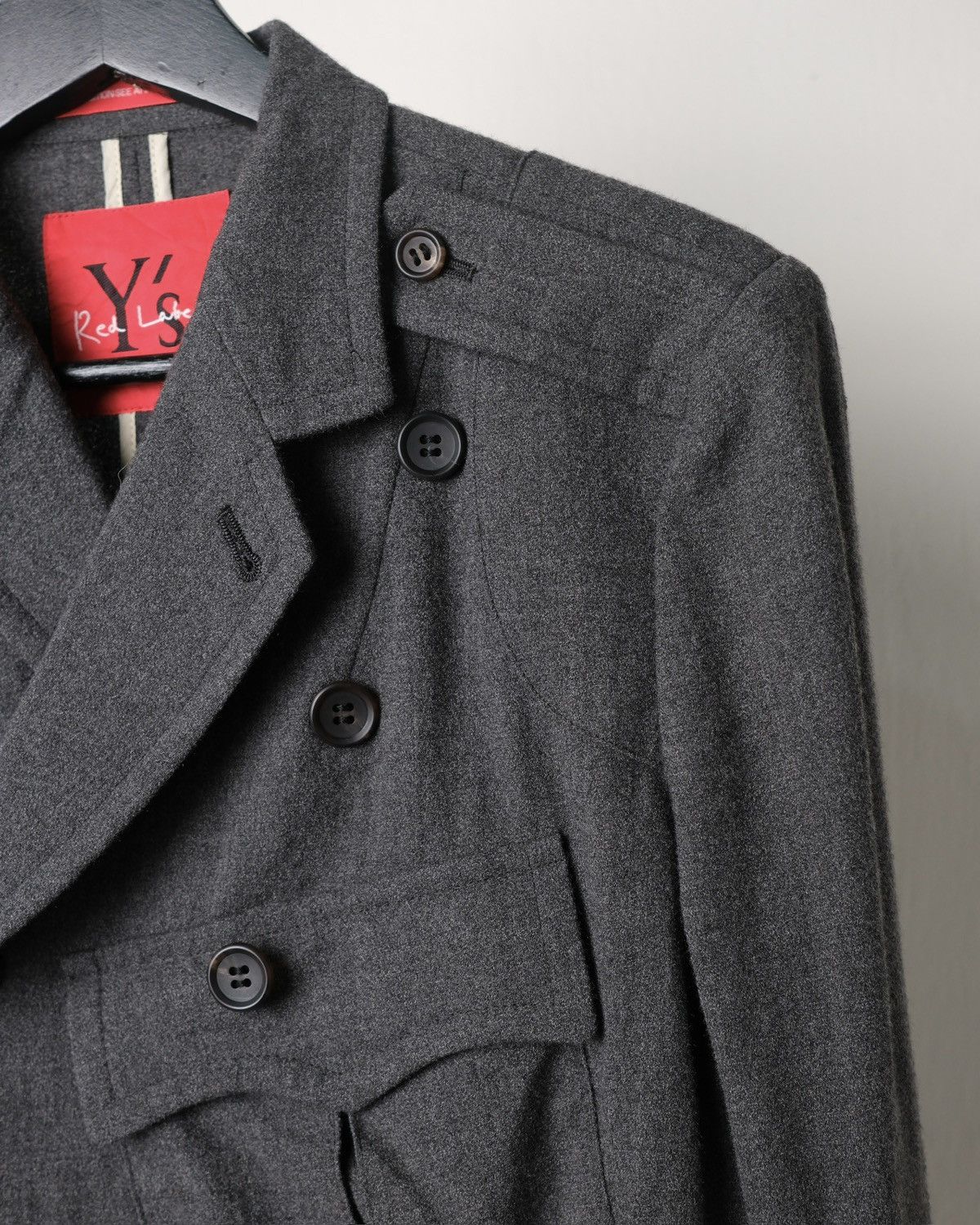 Yohji Yamamoto Y's Red Label By Yohji Yamamoto Military-inspire Blazer Size M / US 6-8 / IT 42-44 - 4 Thumbnail