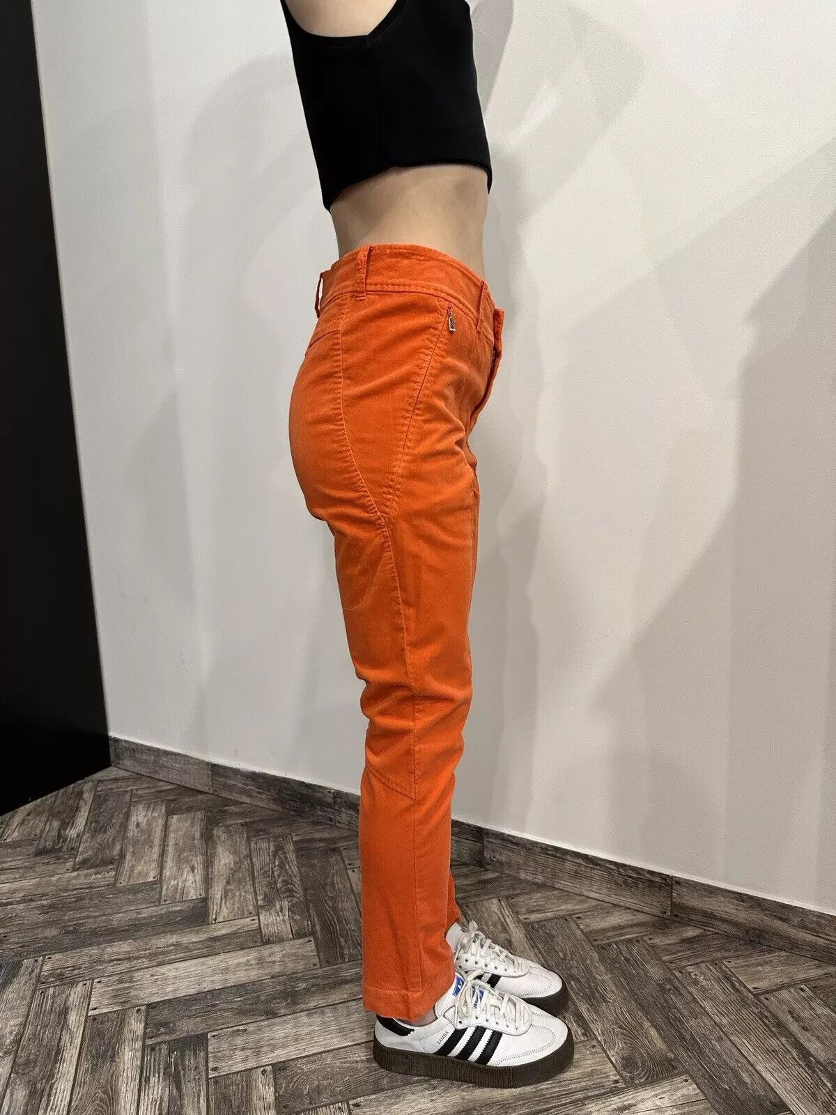 Bogner BOGNER VELVET PANTS WOMENS ORANGE TROUSERS Size Eur 34 Size 27" / US 4 / IT 40 - 7 Thumbnail
