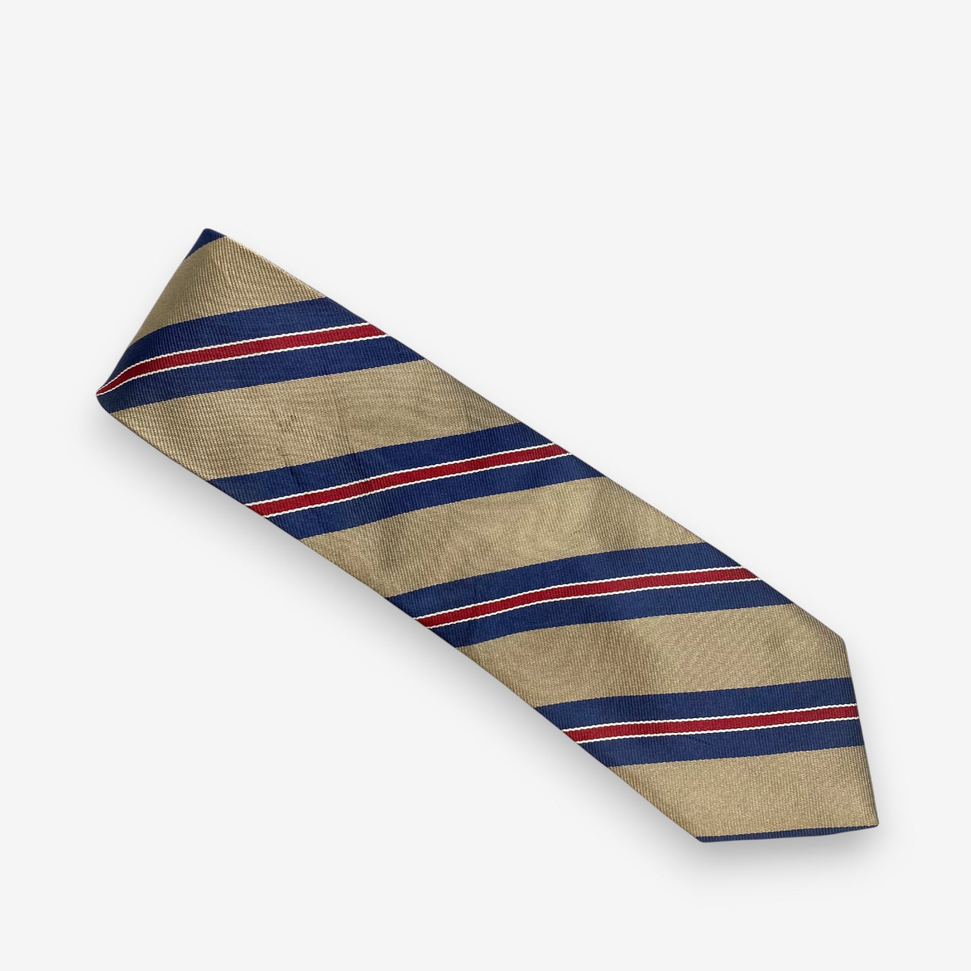 Aquascutum Vintage Aquascutum SILK Necktie Cravate Pure Silk Neck Tie Size ONE SIZE - 2 Thumbnail