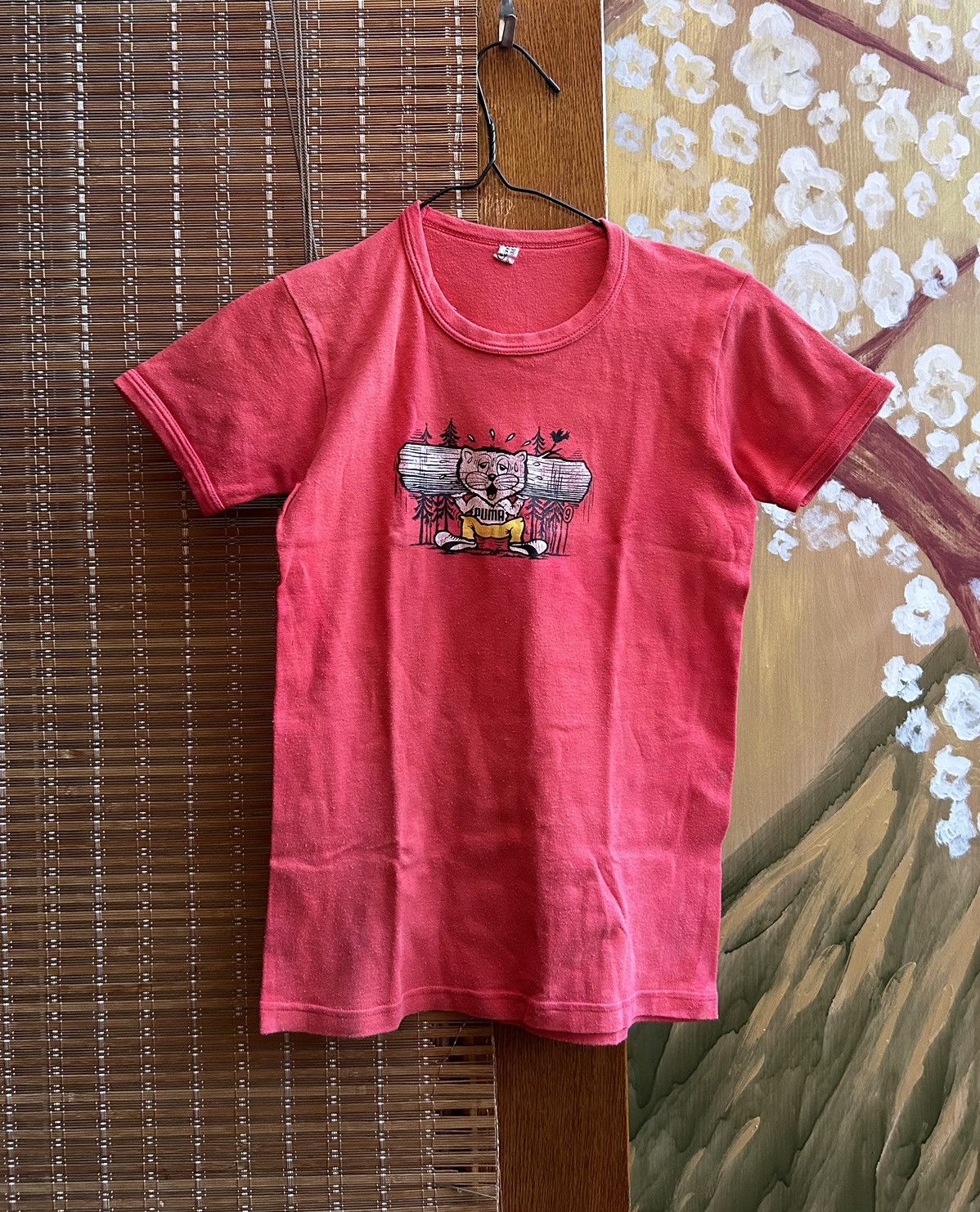 Puma × Vintage Rare 70’s PUMA Graphic T-shirt Made In Portugal Size US M / EU 48-50 / 2 - 1 Thumbnail