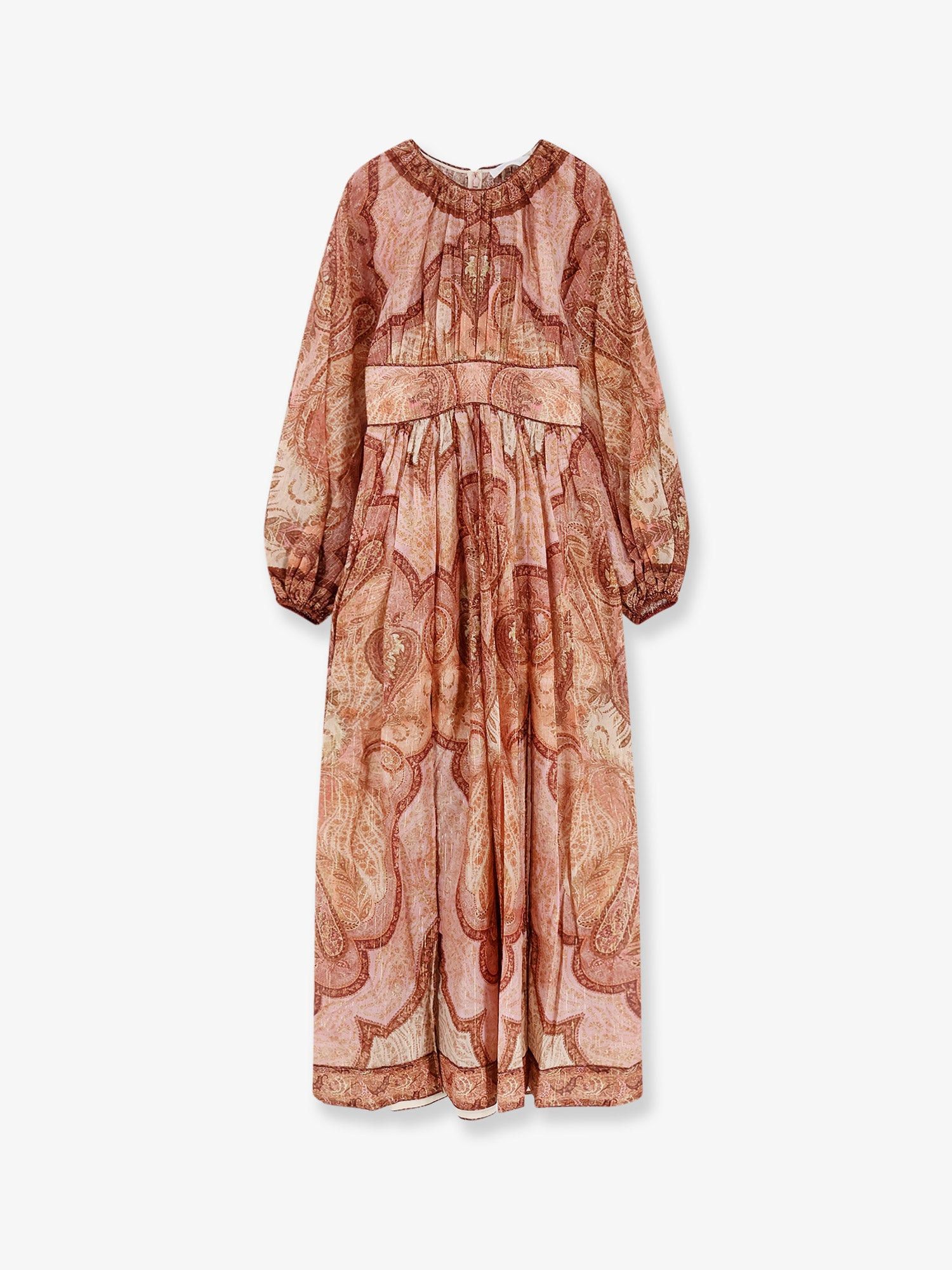 Cotton And Silk Blend Wanderlust Long Dress