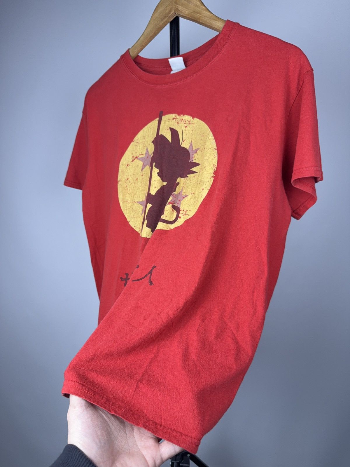 Vintage 00s Dragon Ball Goku Silhouette Vintage Style Anime Tee L Size US L / EU 52-54 / 3 - 2 Thumbnail