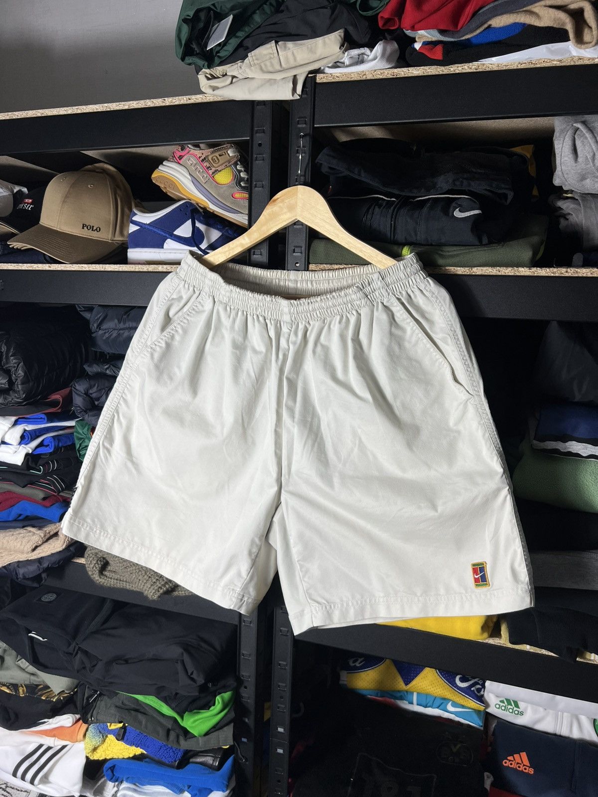 Nike 🎾 2000s Nike Vintage Alpha Project Court Shorts Size L Y2K Size US 34 / EU 50 - 1 Thumbnail