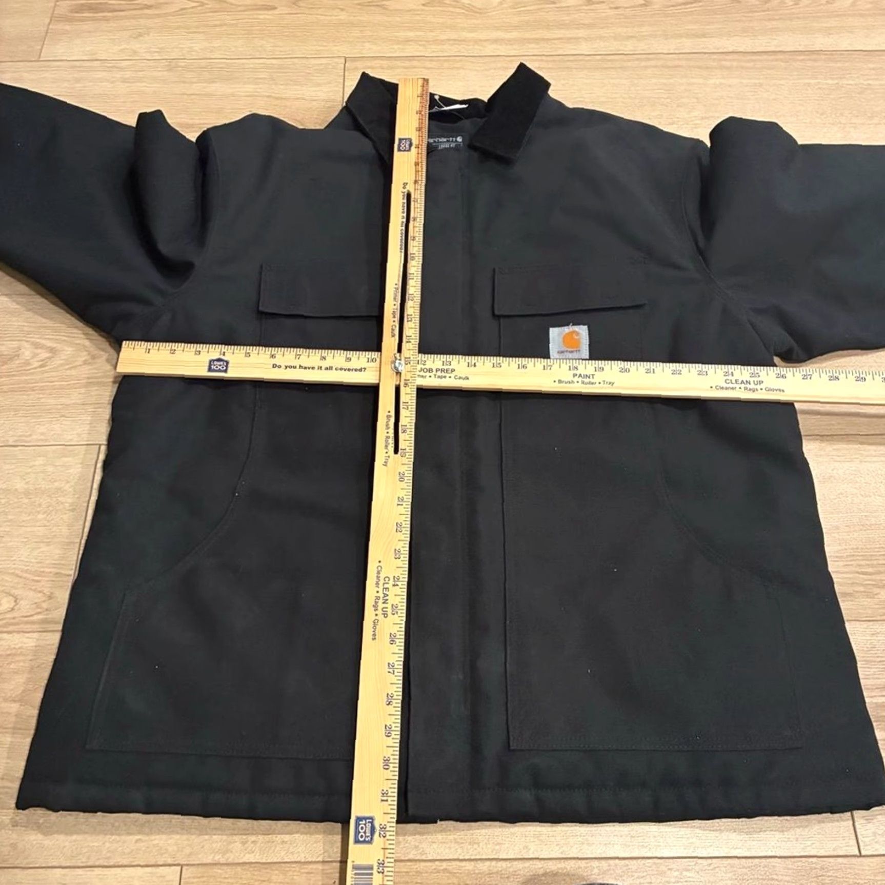 Carhartt NWT Carhartt Men’s Firm Duck Traditional Coat Loose Fit Black XL Jacket Men Overcoat Cotton Size US XL / EU 56 / 4 - 3 Thumbnail