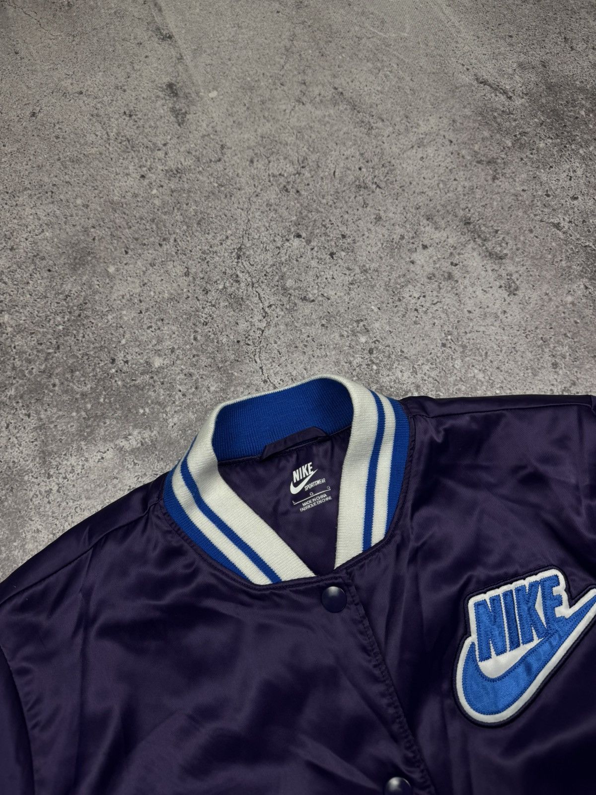 Nike Vintage Nike 90s Y2K Bomber Jacket Big Logo Japanesse Boxy Size L / US 10 / IT 46 - 3 Thumbnail