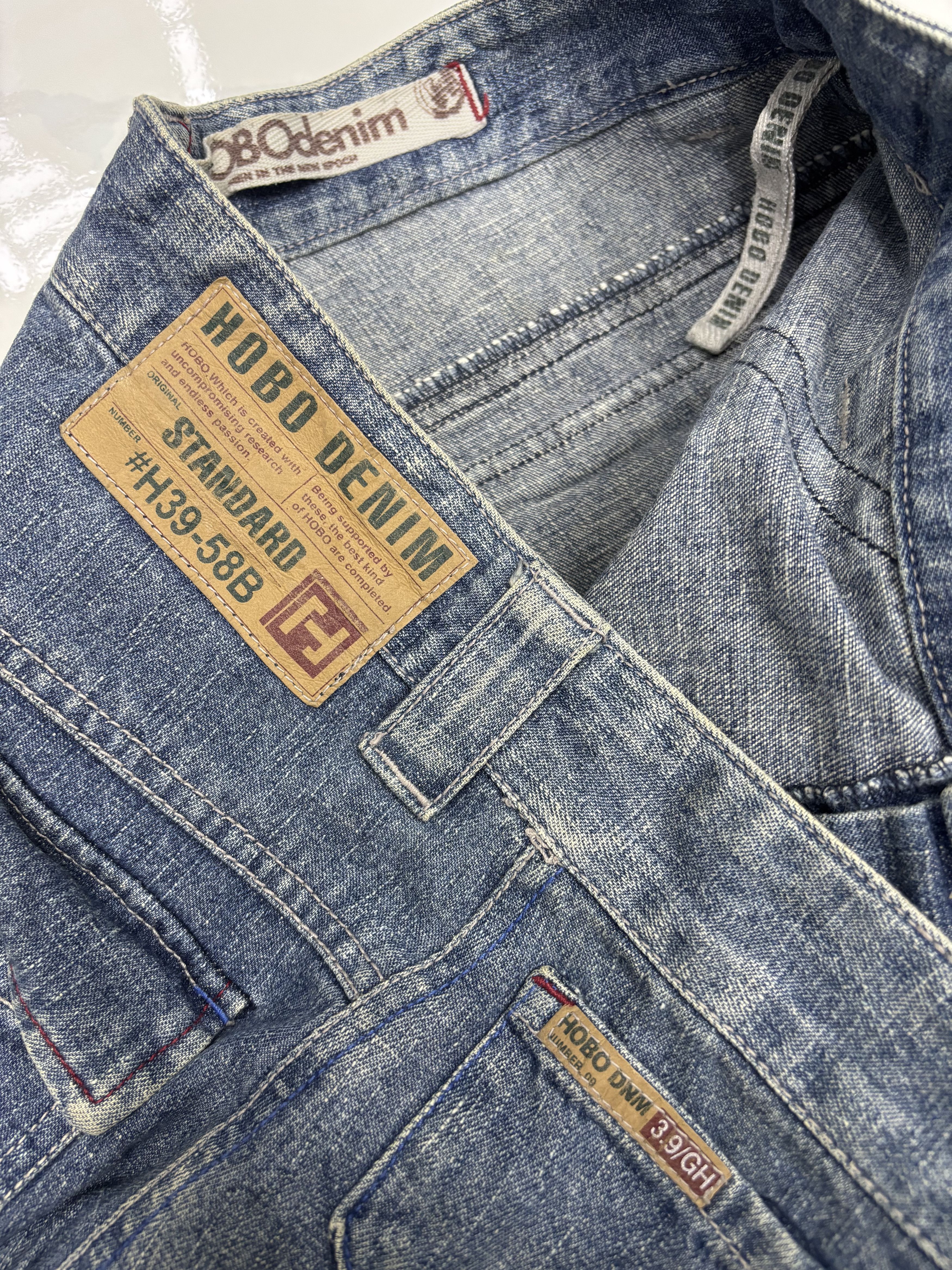 JNCO 🔥HOBO BAGGY MULTIPOCKET CARGO DENIM JEANS Size US 34 / EU 50 - 10 Thumbnail