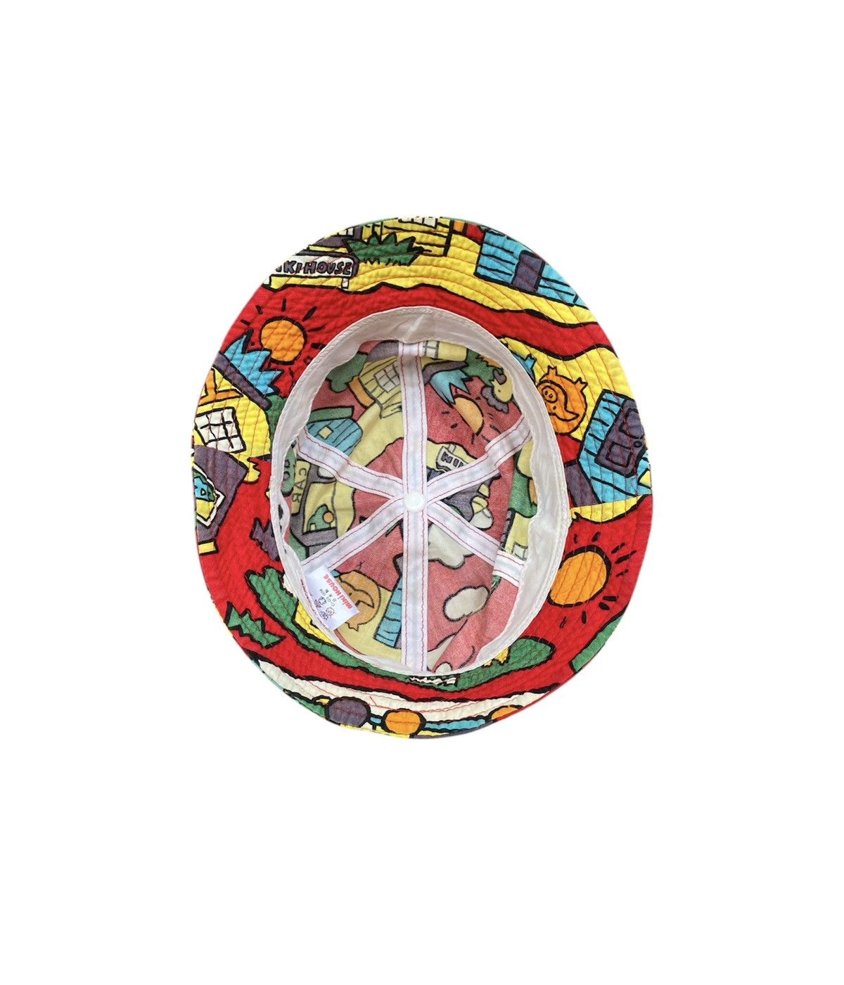 Designer × Japanese Brand Miki House Art Cartoon Bucket Hat Kid Size ONE SIZE - 4 Thumbnail