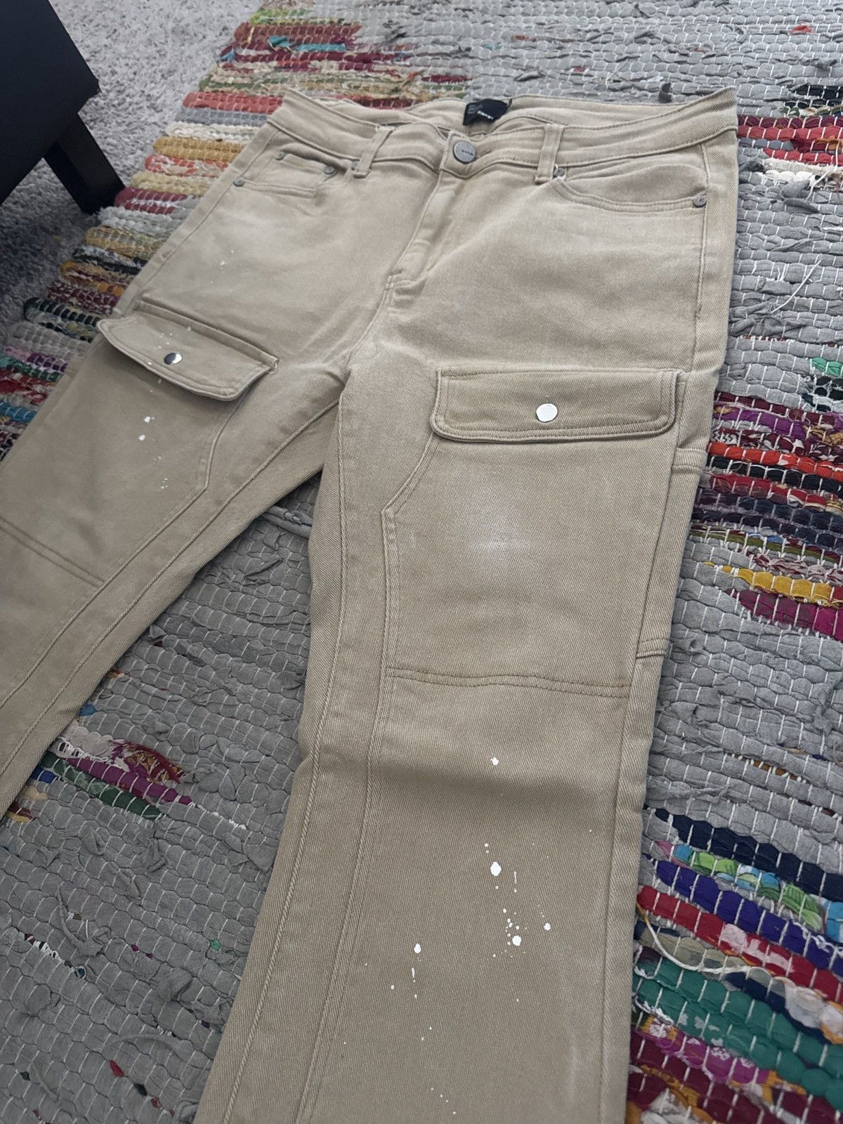 EPTM. EPTM Cargo Paint Splattered Pants Size US 34 / EU 50 - 2 Thumbnail