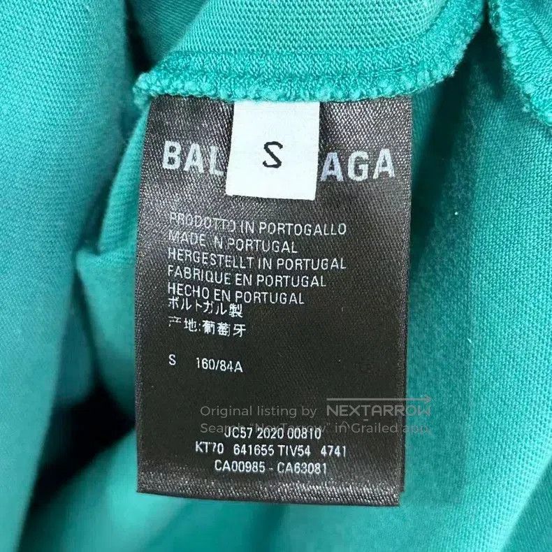 Balenciaga Balenciaga Green Logo Short Sleeve Tee. Size US S / EU 44-46 / 1 - 4 Thumbnail
