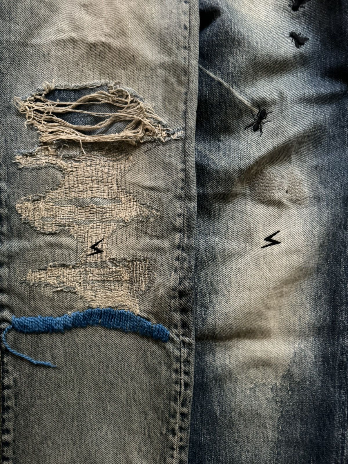 Undercover aw06 undercover bug denim Size US 31 - 6 Thumbnail