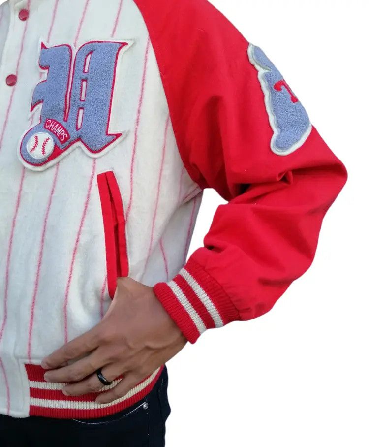 Vintage Vintage MLB Champs Athletics USAC Varsity Jacket Size US M / EU 48-50 / 2 - 8 Thumbnail