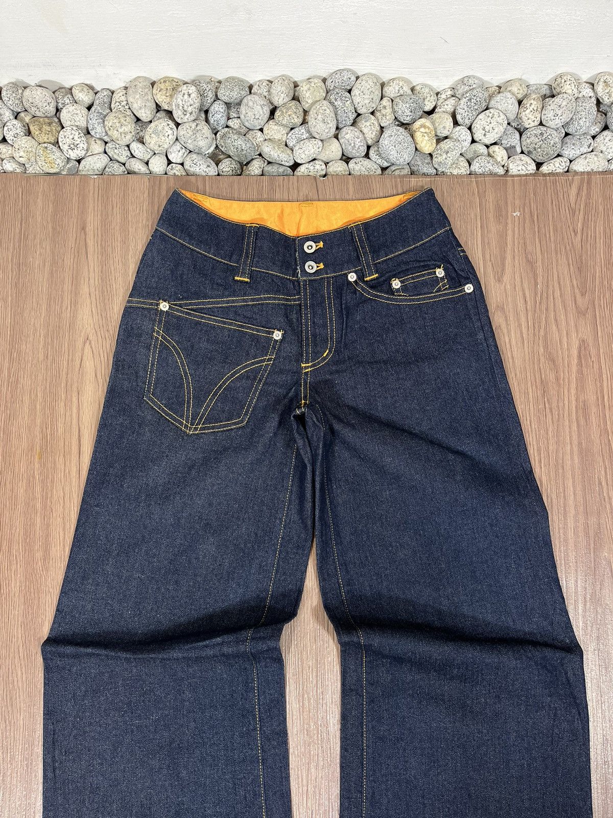 Japanese Brand Comme Ca Models Japan Assymetrical Pocket Jeans Size US 27 - 5 Thumbnail