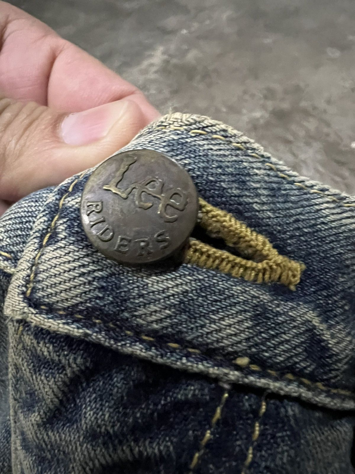 Japanese Brand LEE RIDERS DISTRESSED JEAN Size US 28 / EU 44 - 12 Thumbnail