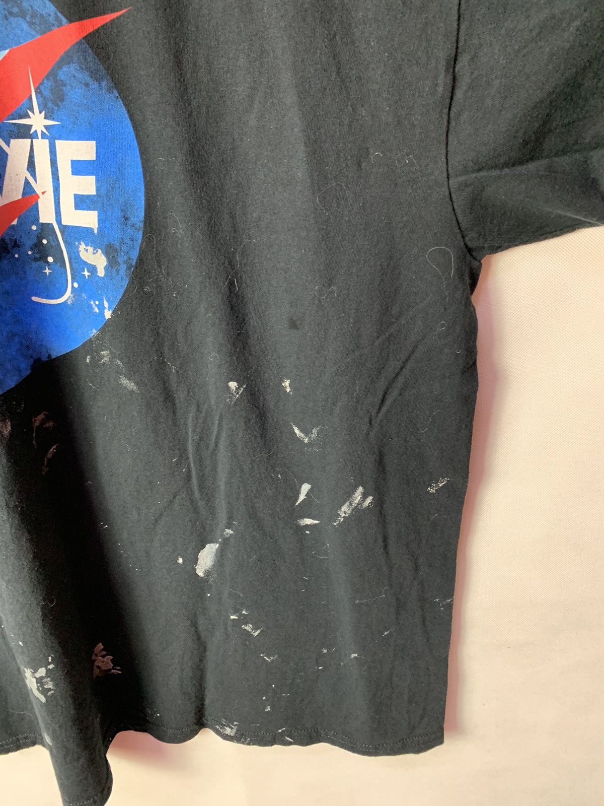 Band Tees 🔥 David Bowie Solo Singer Band Tees NASA Spoof Parody Size US XXL / EU 58 / 5 - 6 Thumbnail