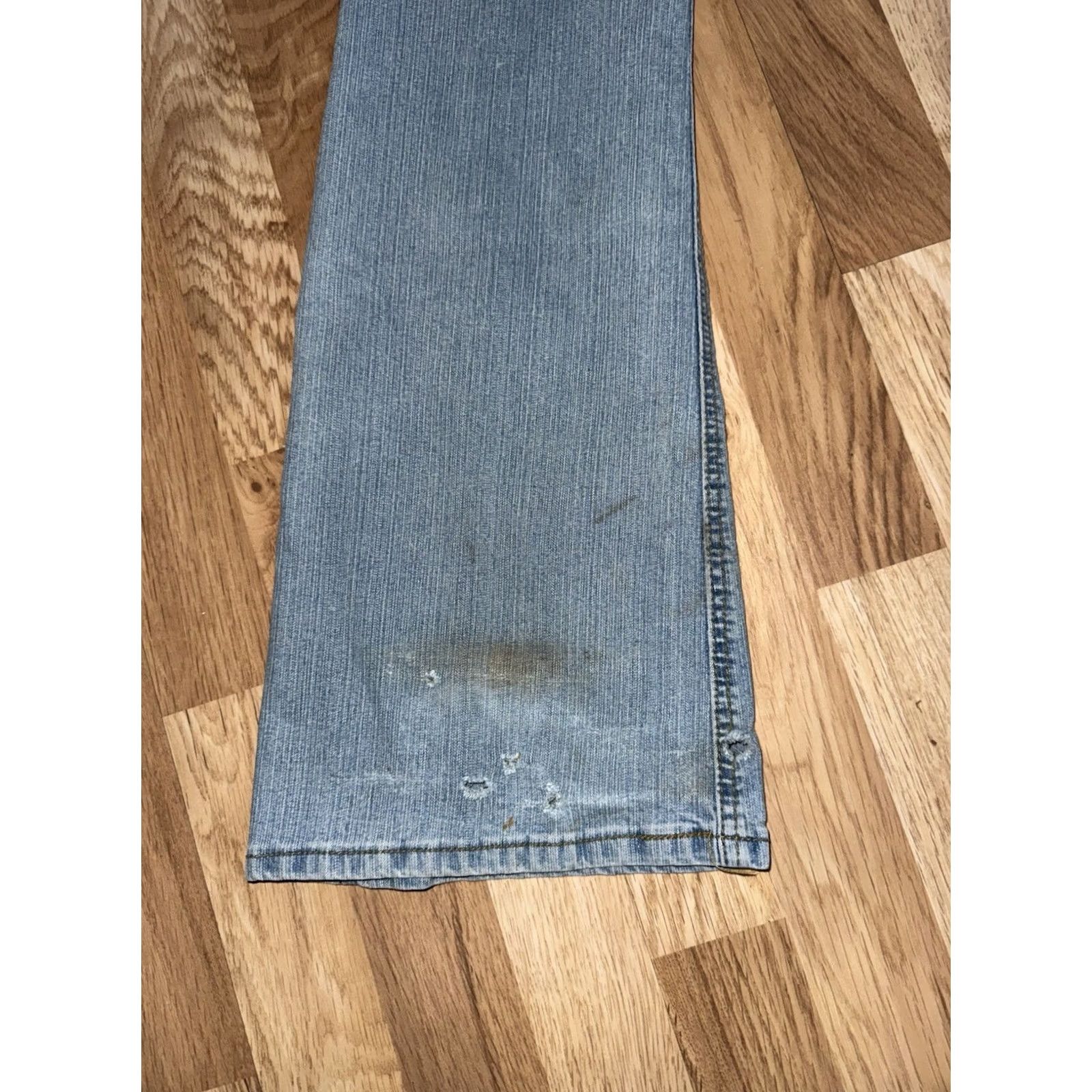 Vintage VINTAGE Y2K Dollhouse Jeans Flared Denim Blue Size 7 Womens Size 28" / US 6 / IT 42 - 7 Thumbnail