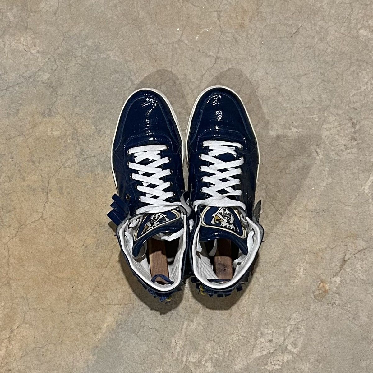 Designer × Gucci Gucci SS2009 Patent Leather Fringe Native Sneakers US 9.5 Size US 9.5 / EU 42-43 - 15 Thumbnail