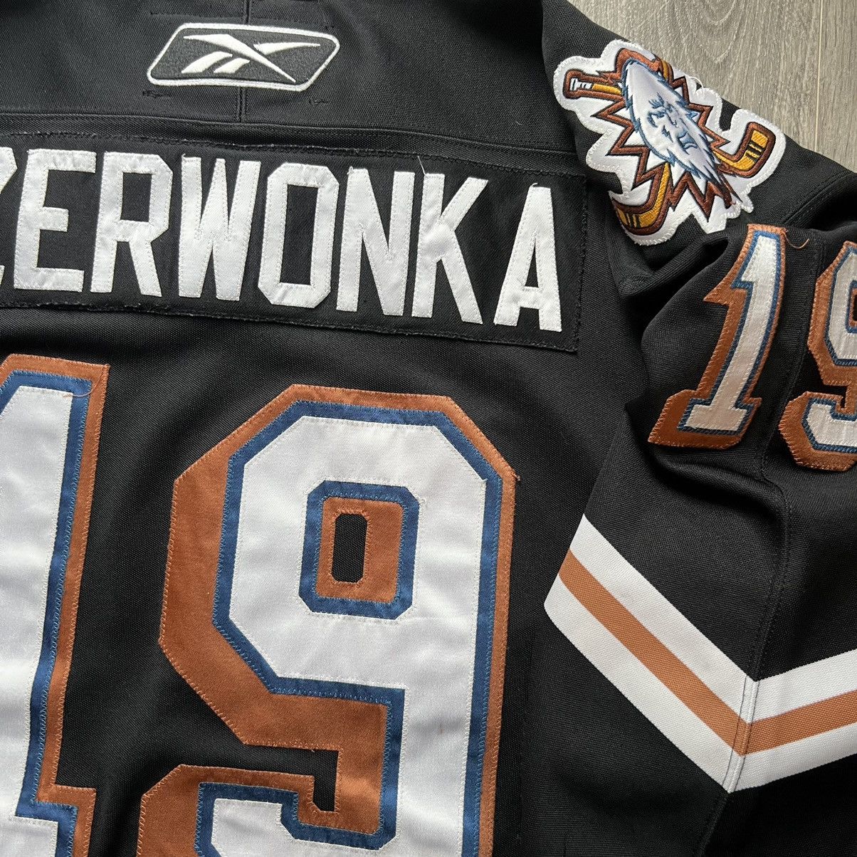 Vintage Reebok Kootenay Ice Hockey Jersey GAME WORN Size US XL / EU 56 / 4 - 6 Thumbnail