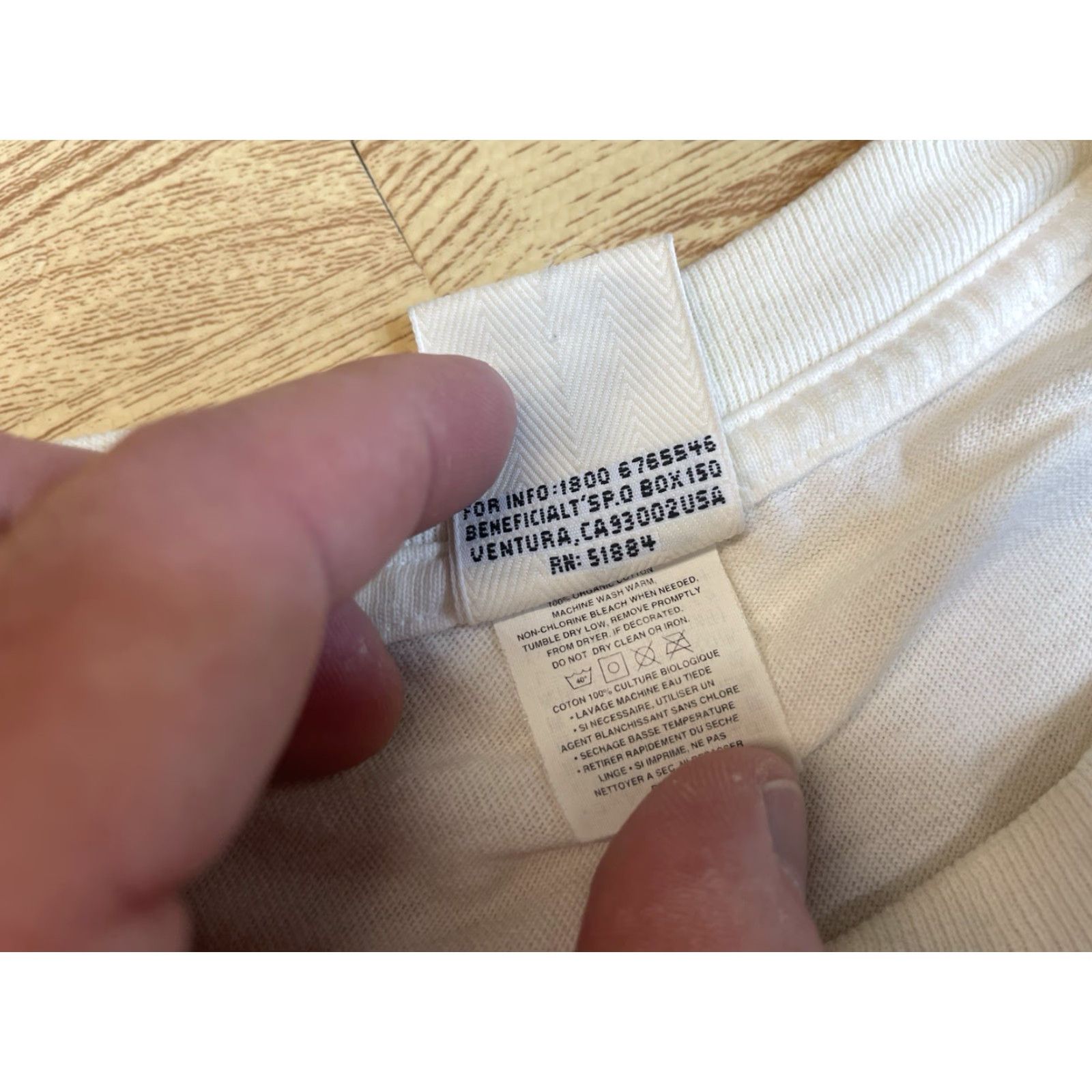 Patagonia VINTAGE Patagonia T-Shirt Classic Logo Gray White Large M Mens Size US M / EU 48-50 / 2 - 4 Thumbnail