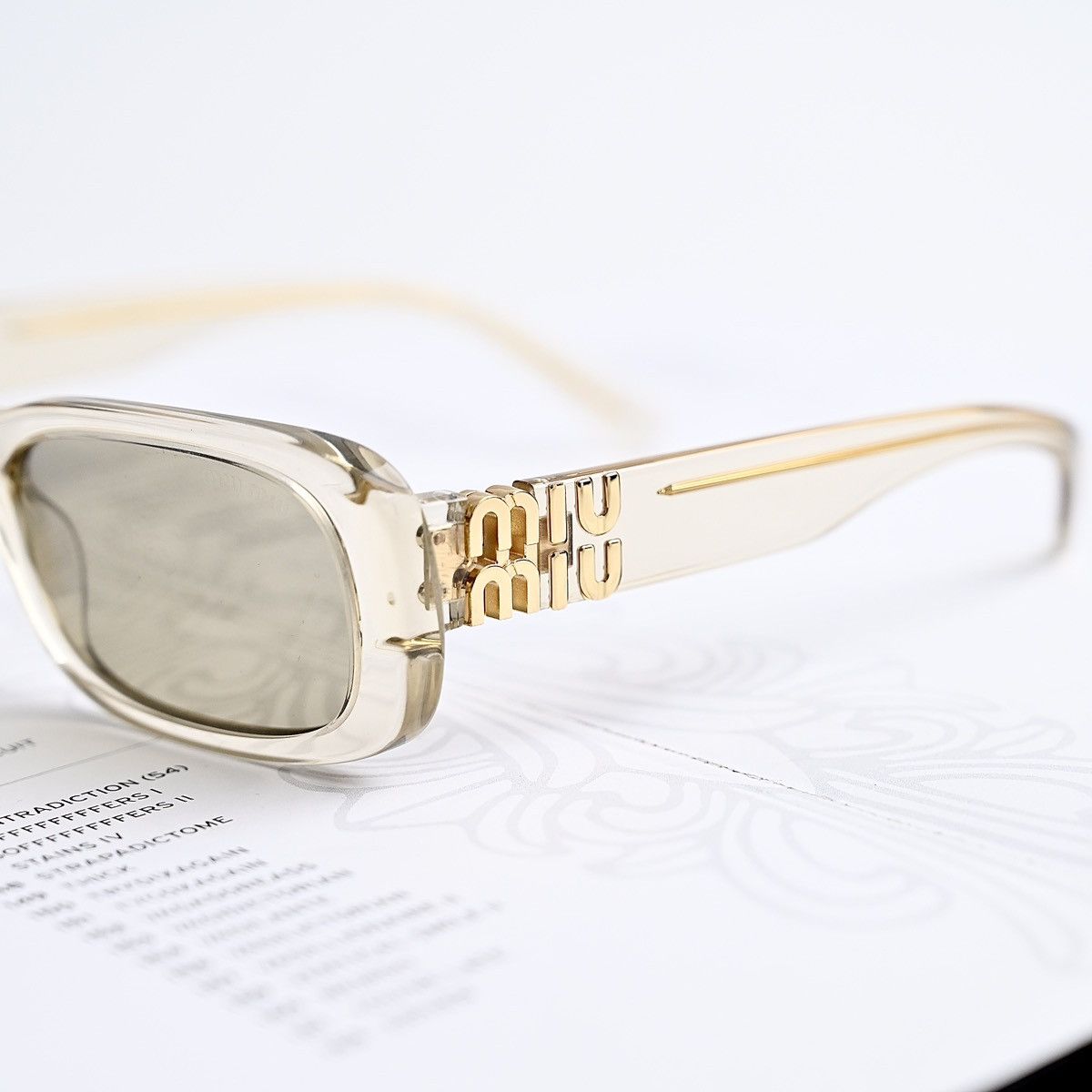 Miu Miu MIU MIU 0MU 08ZS SUNGLASSES Size ONE SIZE - 3 Thumbnail