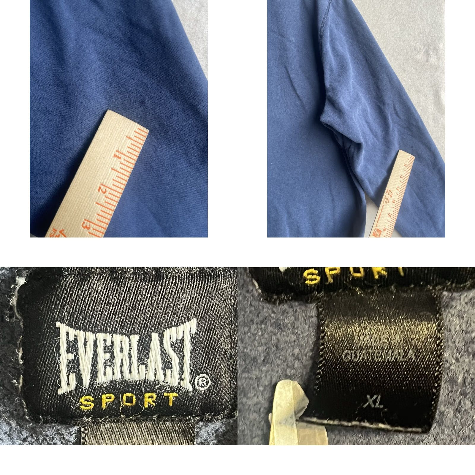 Everlast VINTAGE Everlast Men's Sweatshirt Blue XL Long Sleeve Crew Neck Pullover Fleece Logo Cotton Regular Unit Size US XL / EU 56 / 4 - 8 Thumbnail