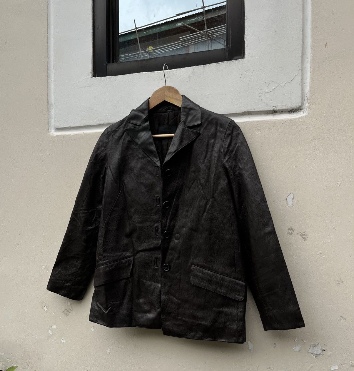 Prada Vintage Prada leather jacket Size S / US 4 / IT 40 - 3 Thumbnail