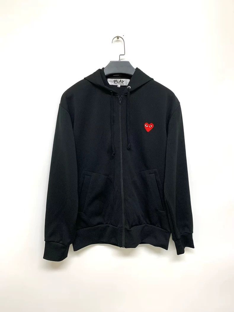 Comme des Garcons Comme Des Garcons Love zipper hooded long sleeve sweater c Size XL / US 12-14 / IT 48-50 - 1 Thumbnail