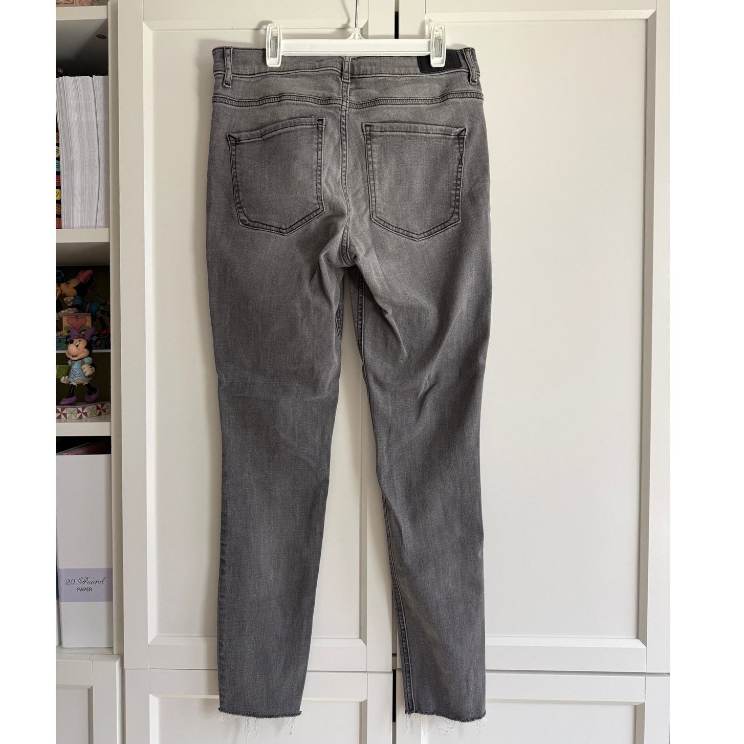 Express Express Gray High Rise Ankle Legging Jeans Women 8R - D013 Size 30" / US 8 / IT 44 - 3 Thumbnail