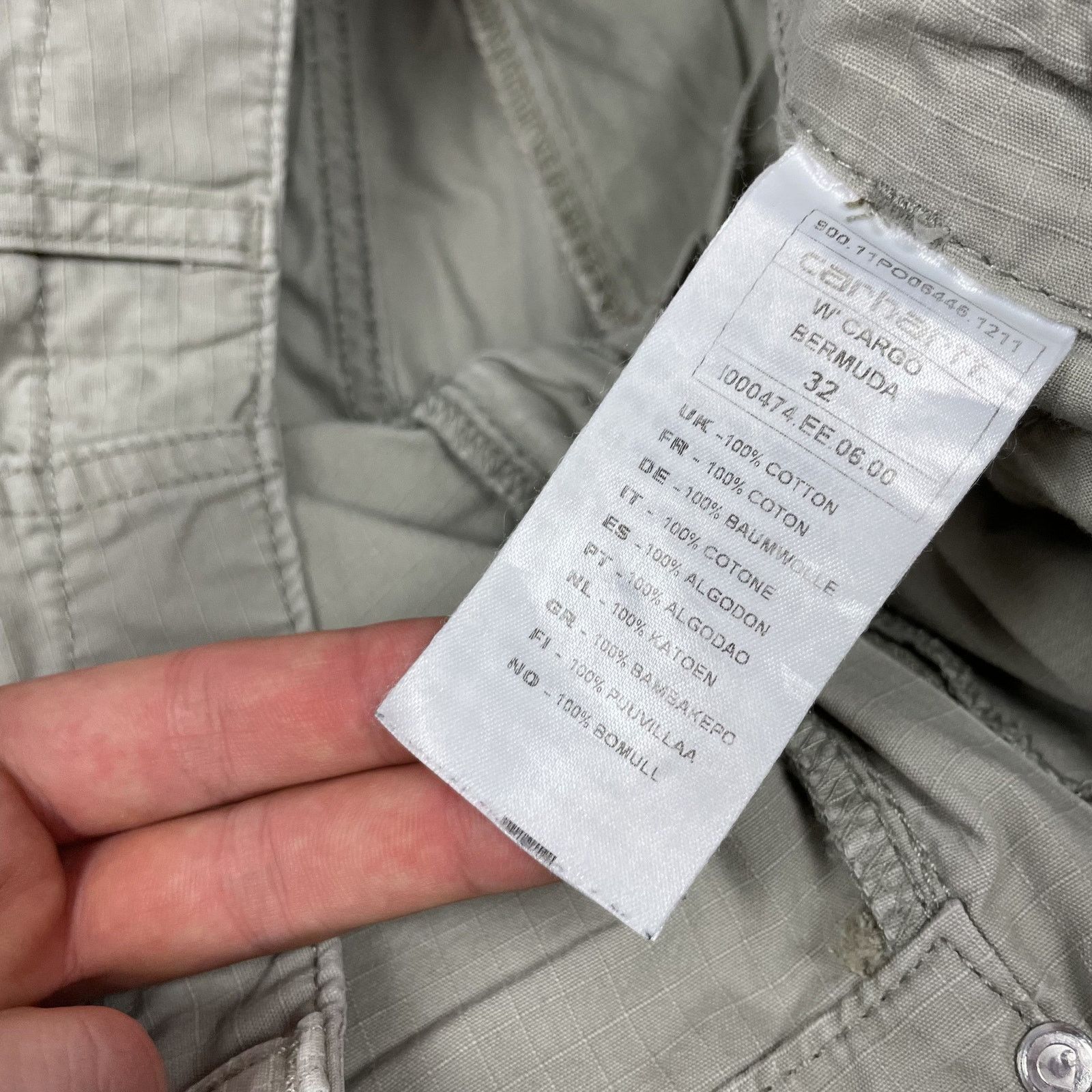 Carhartt × Vintage Carhartt Men's white Cotton Low Rise Cargo Bermuda Shorts 32 Size US 32 / EU 48 - 6 Thumbnail
