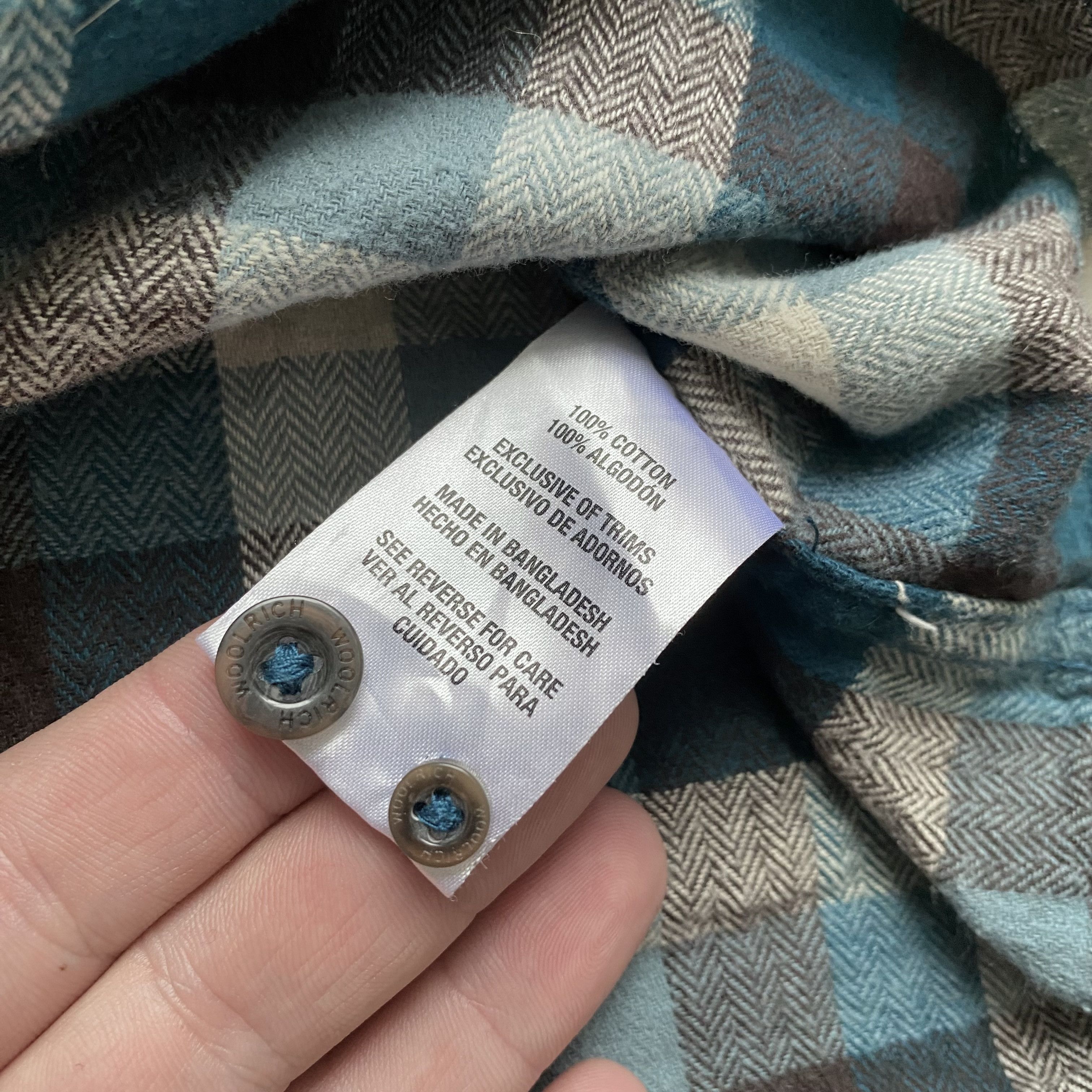 Woolrich Woolen Mills 90s Vintage Woolrich Flannel Plaid Shirt Travis Scott style Size US L / EU 52-54 / 3 - 10 Thumbnail