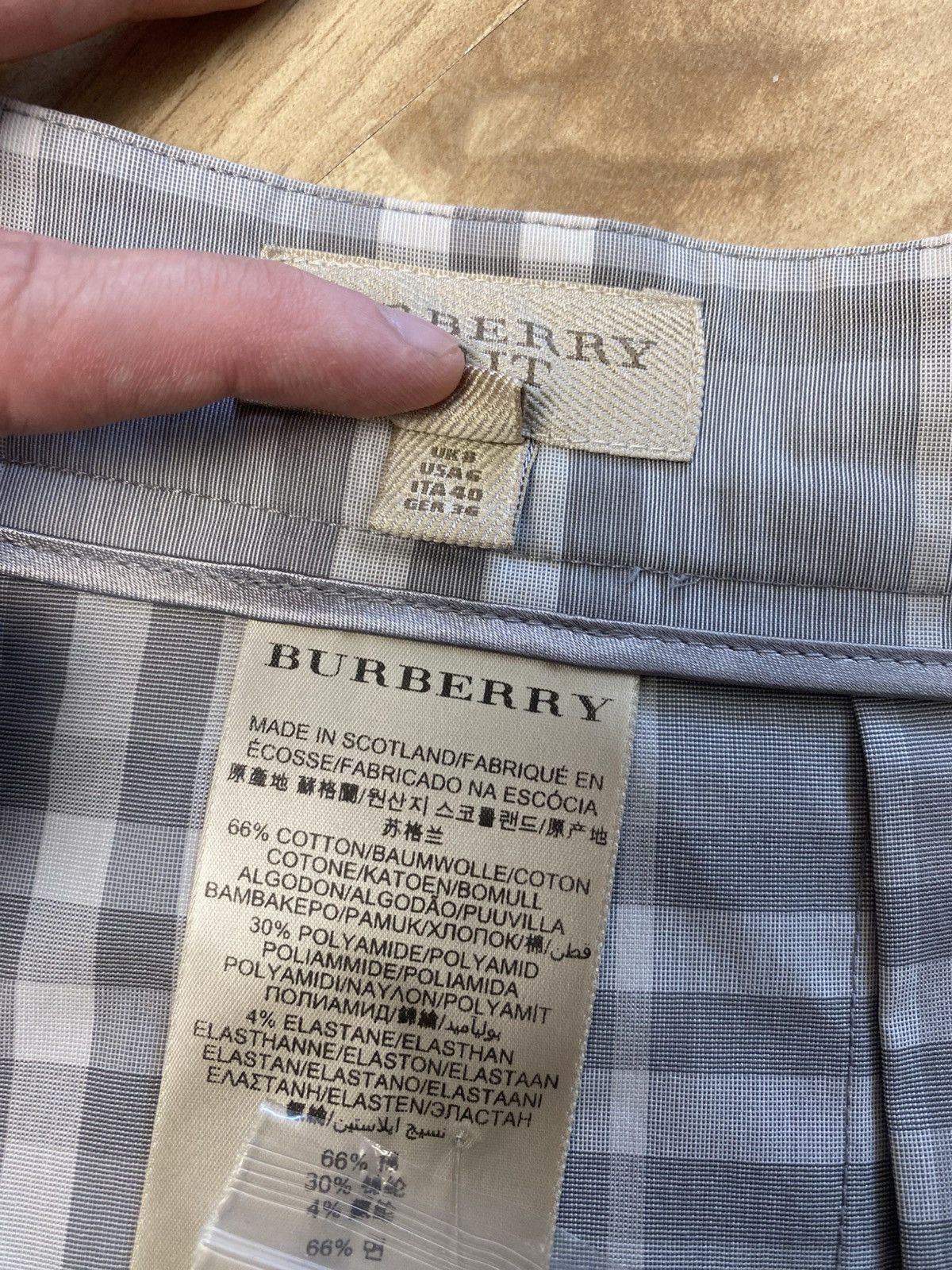 Burberry Rare Burberry Brit Plaid Skirts Luxury style y2k Size 28" / US 6 / IT 42 - 7 Thumbnail