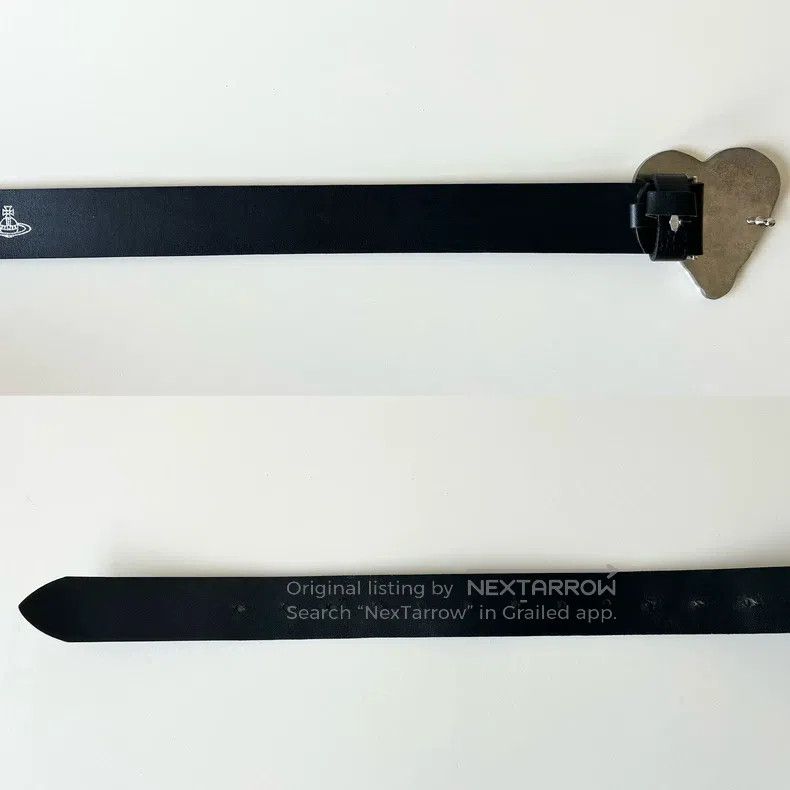 Vivienne Westwood Vivienne Westwood Let it Rock Belt with Earth Heart Buckle Size ONE SIZE - 4 Thumbnail